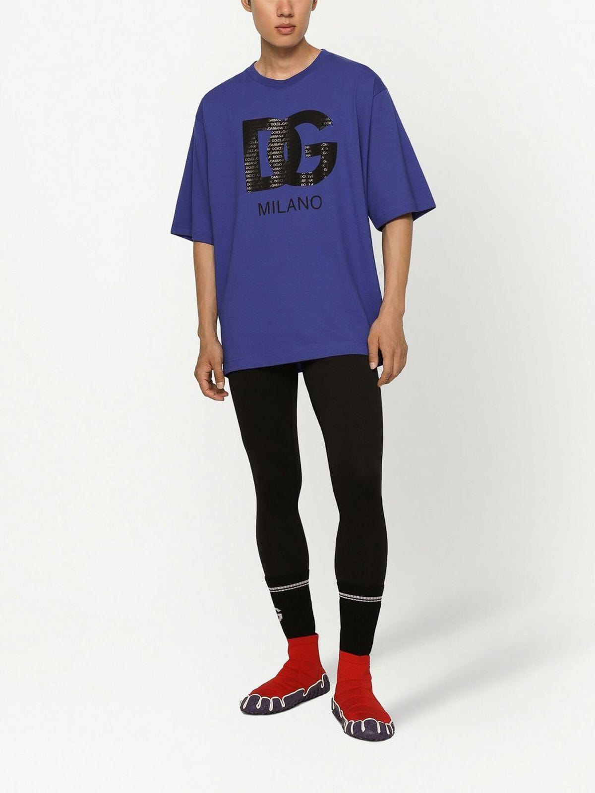 Dolce & Gabbana DG Milano Print Cotton T-Shirt