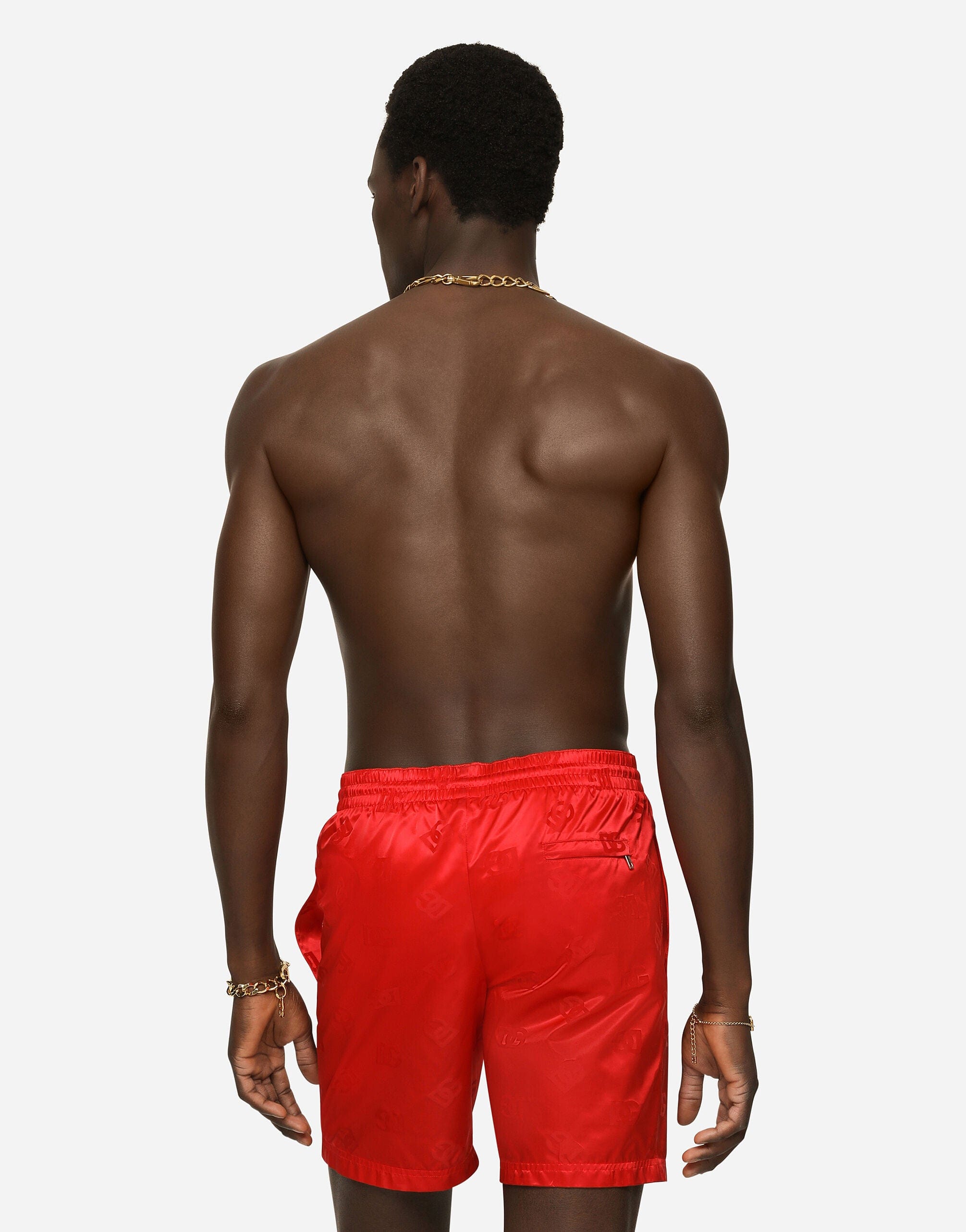 Dolce & Gabbana DG Monogram Jacquard Swim Trunks