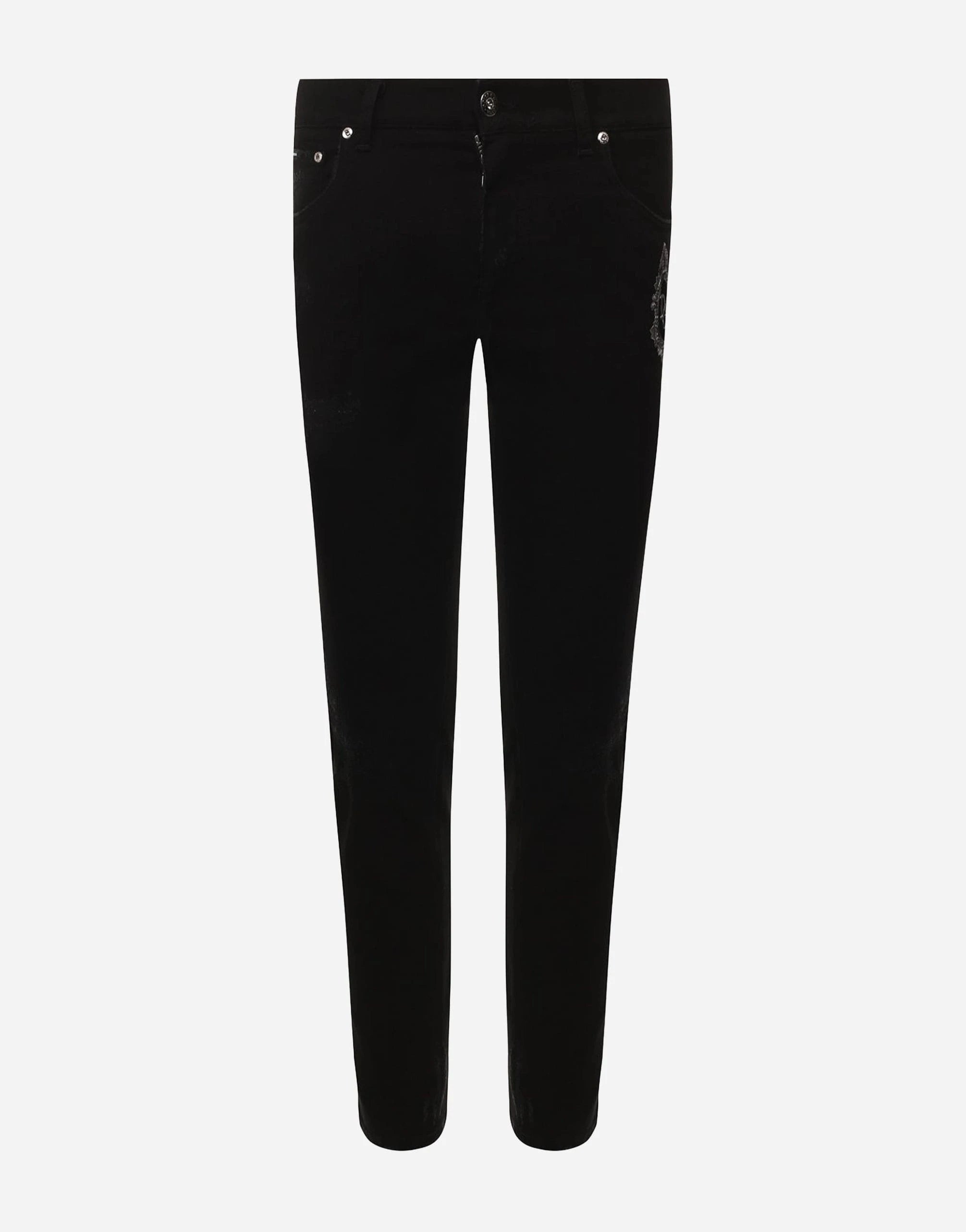 Dolce & Gabbana DG Patch Skinny Jeans