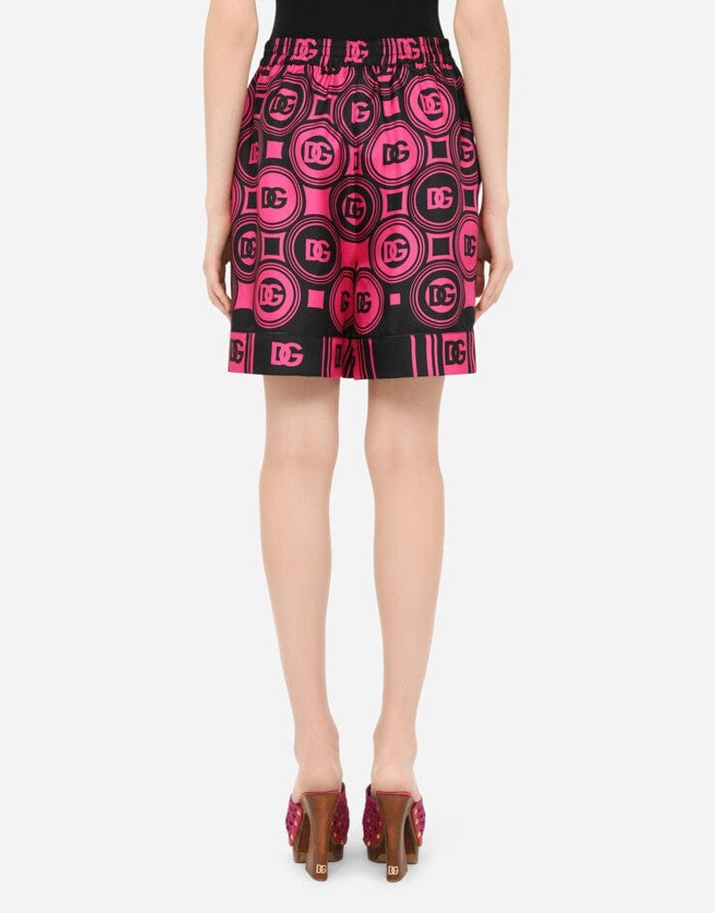 Dolce & Gabbana DG-Print Twill Shorts