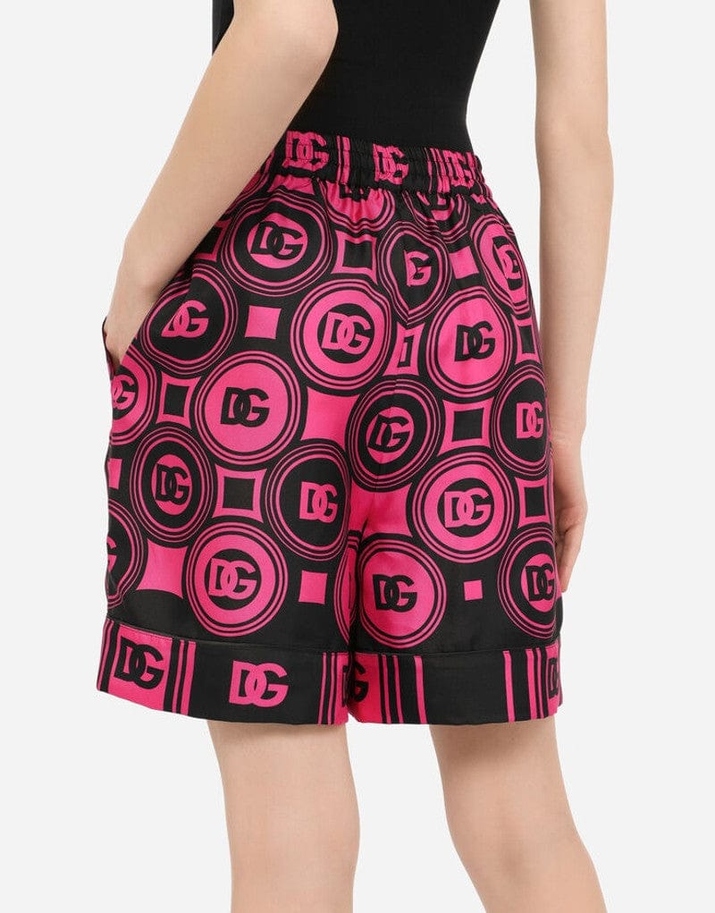 Dolce & Gabbana DG-Print Twill Shorts