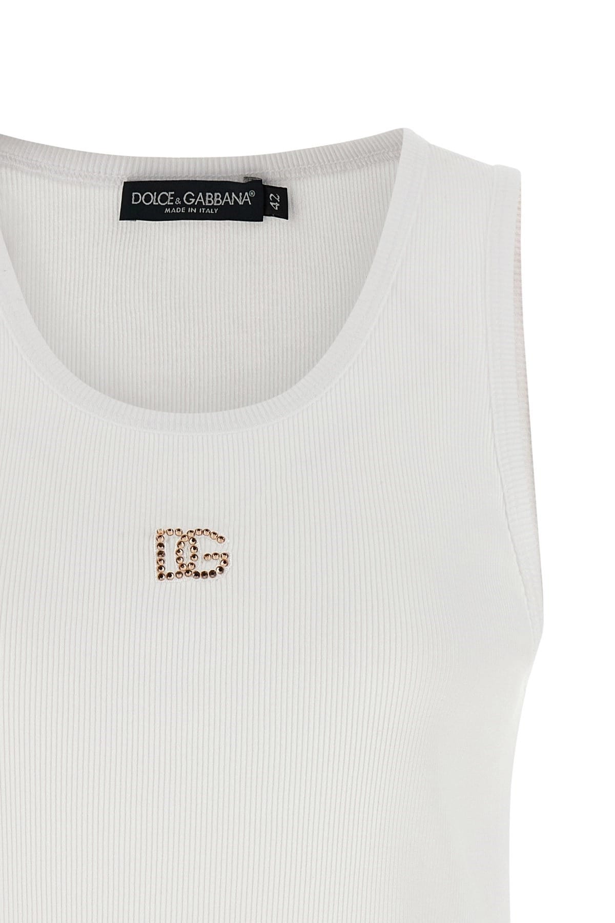 Dolce & Gabbana Dolce & Gabbana DG Rhinestone Tank Top