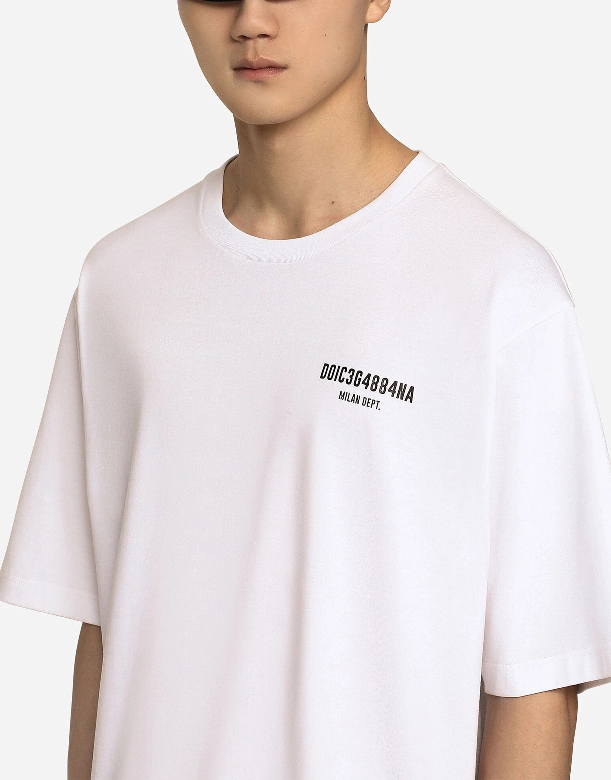 Dolce & Gabbana DGVIB3 Patch Cotton T-Shirt