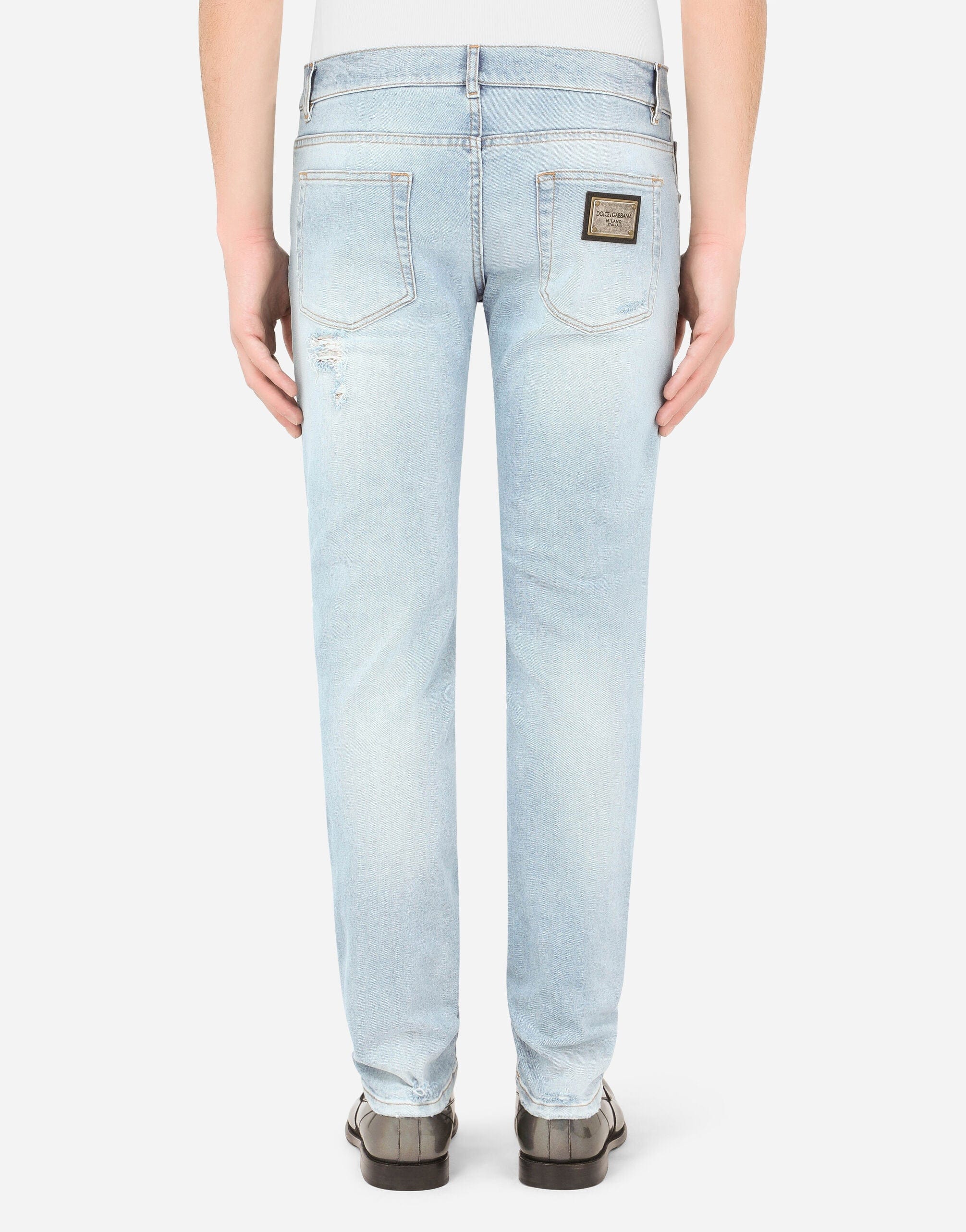 Dolce & Gabbana Distressed Skinny Jeans