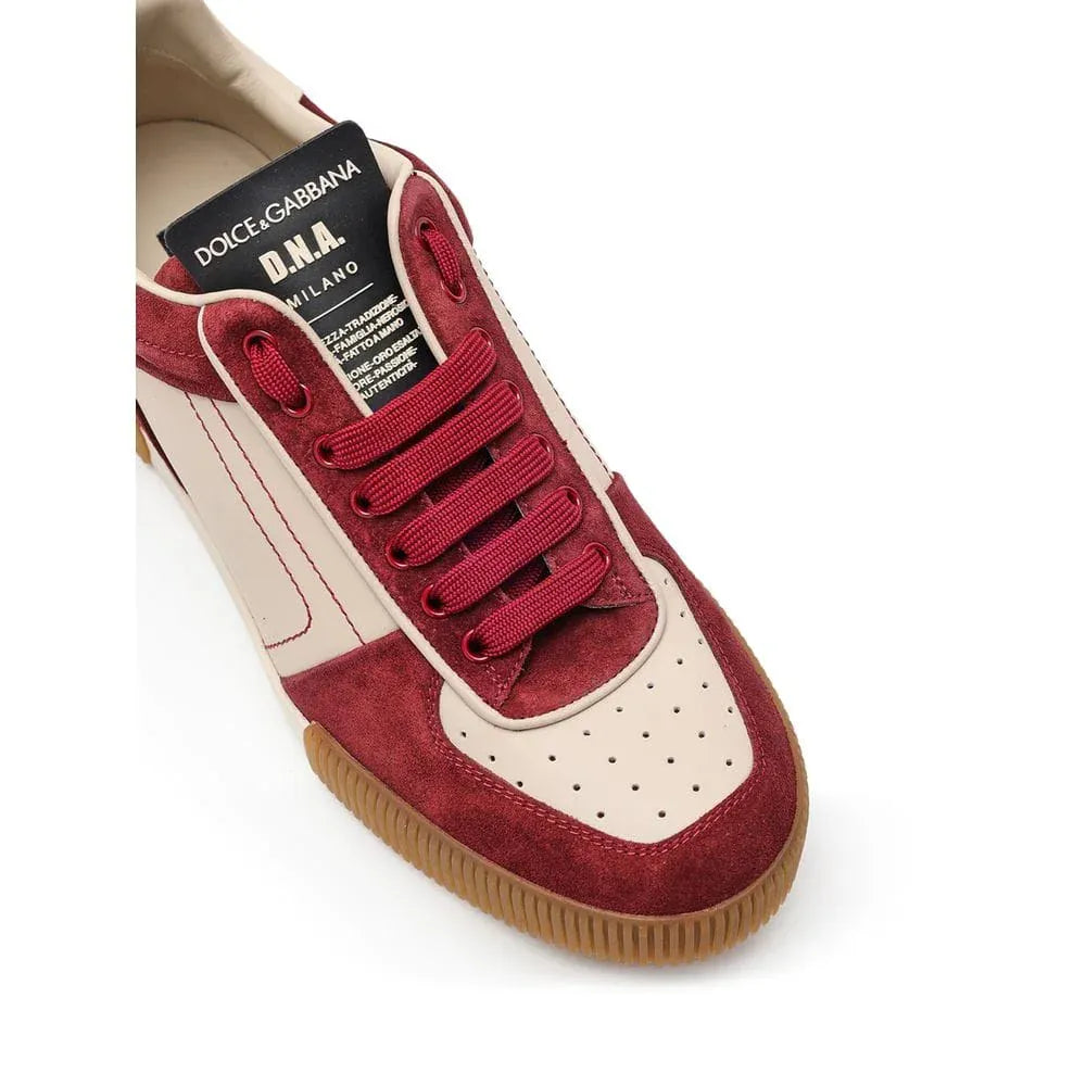 Dolce & Gabbana Dolce & Gabbana DNA Bordeaux Low Top Sneakers
