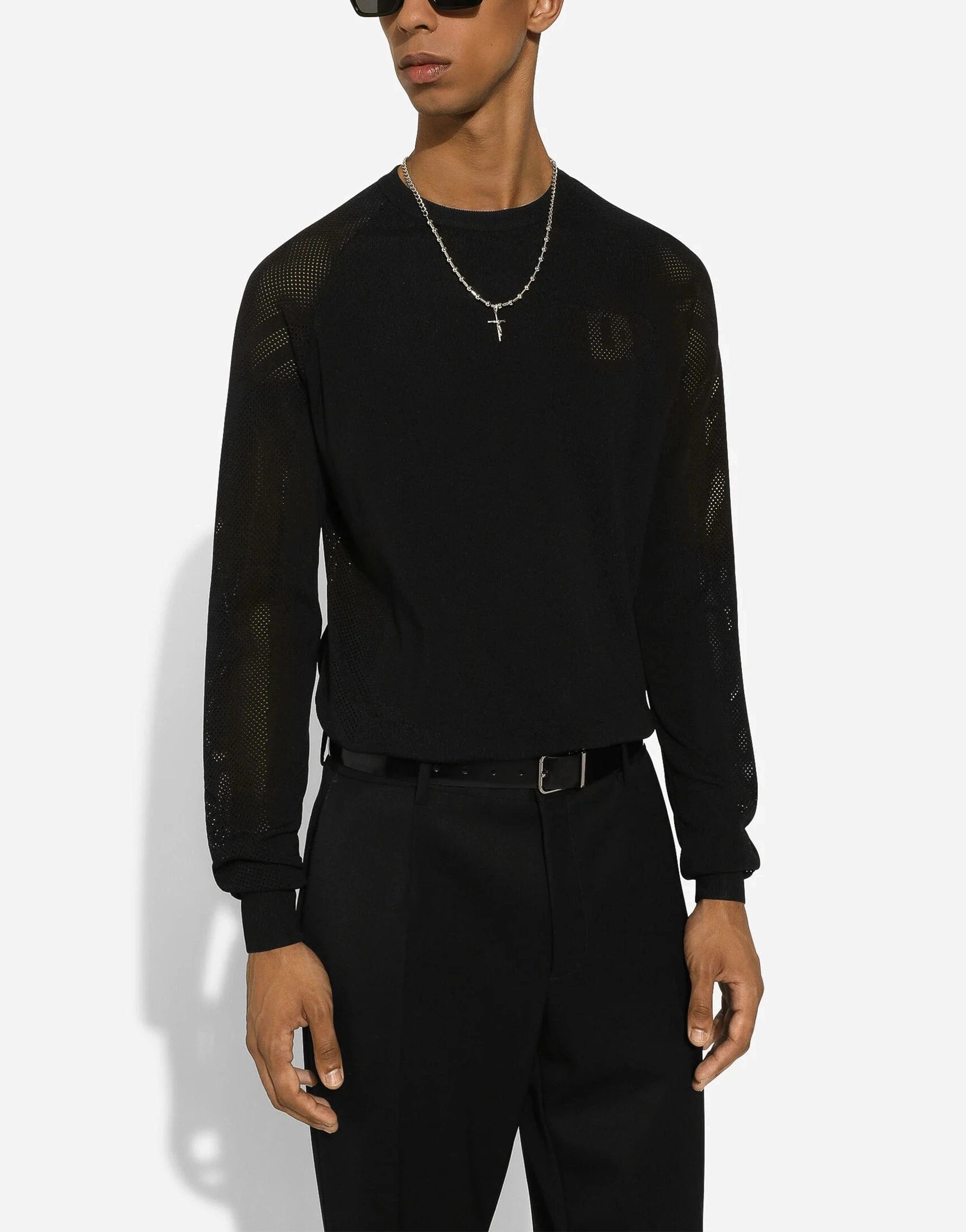 Dolce & Gabbana DNA Cross Sphere Necklace