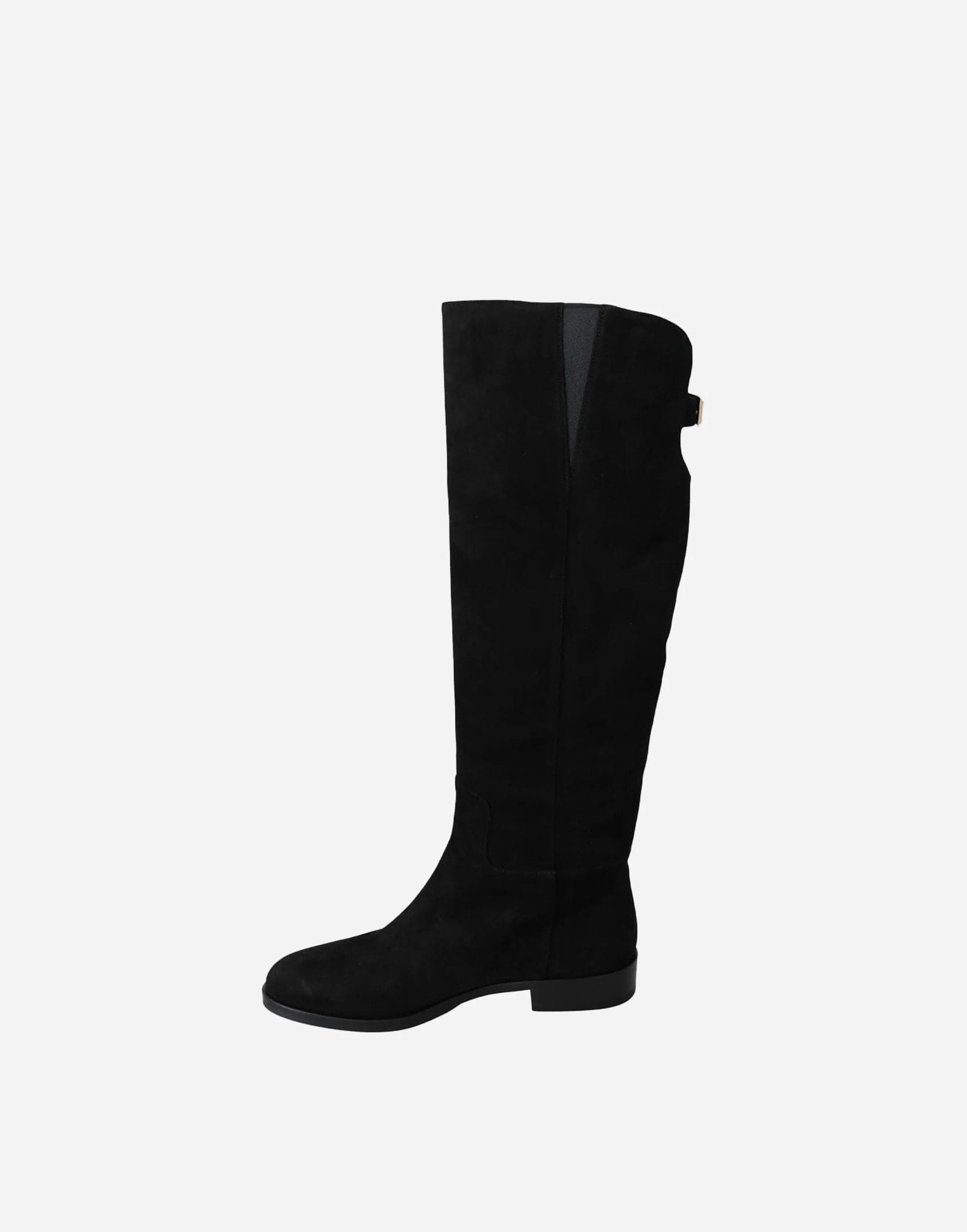 Dolce & Gabbana Suede Knee-High Boots