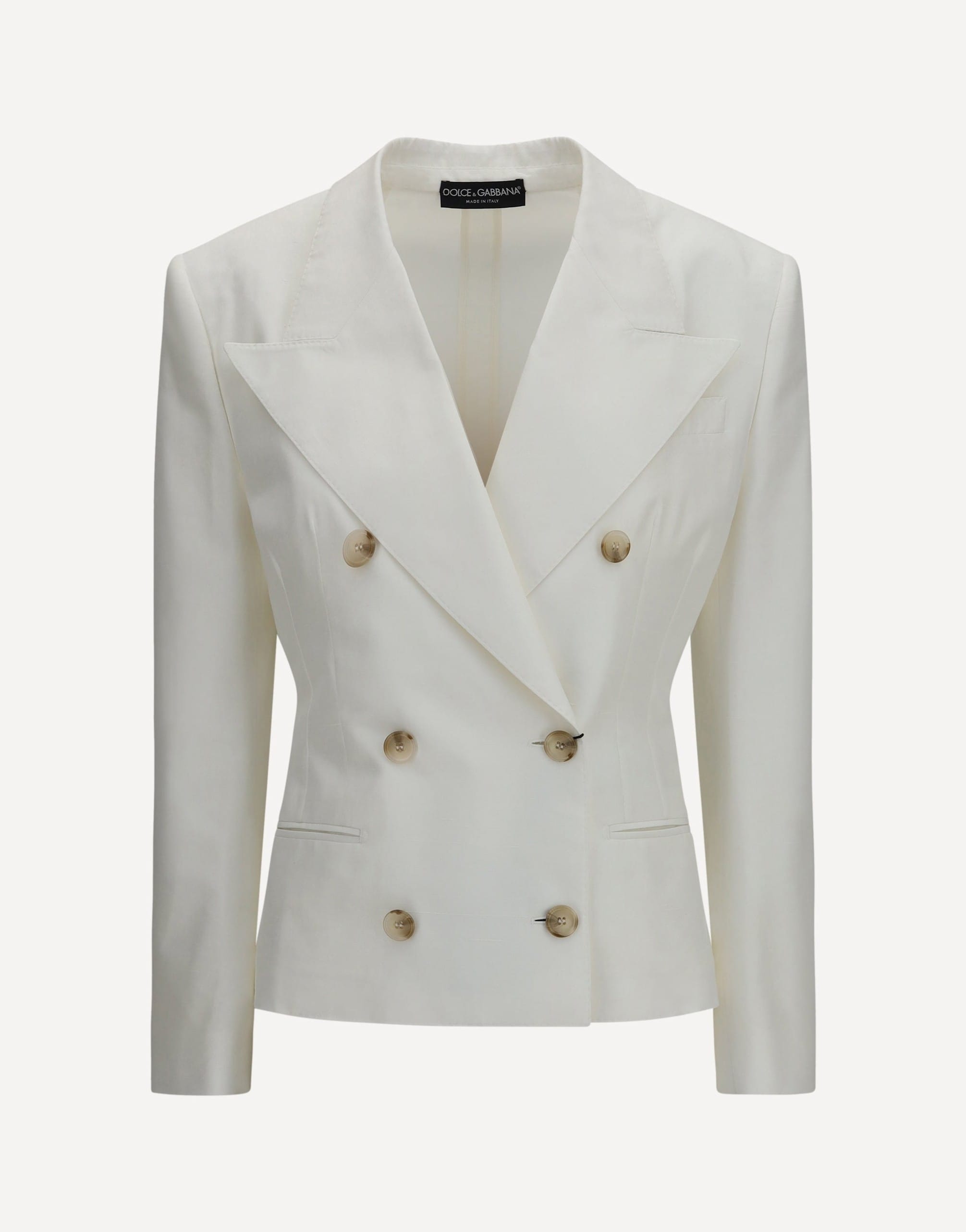 Dolce & Gabbana Double-Breasted Blazer With Faux Pockets