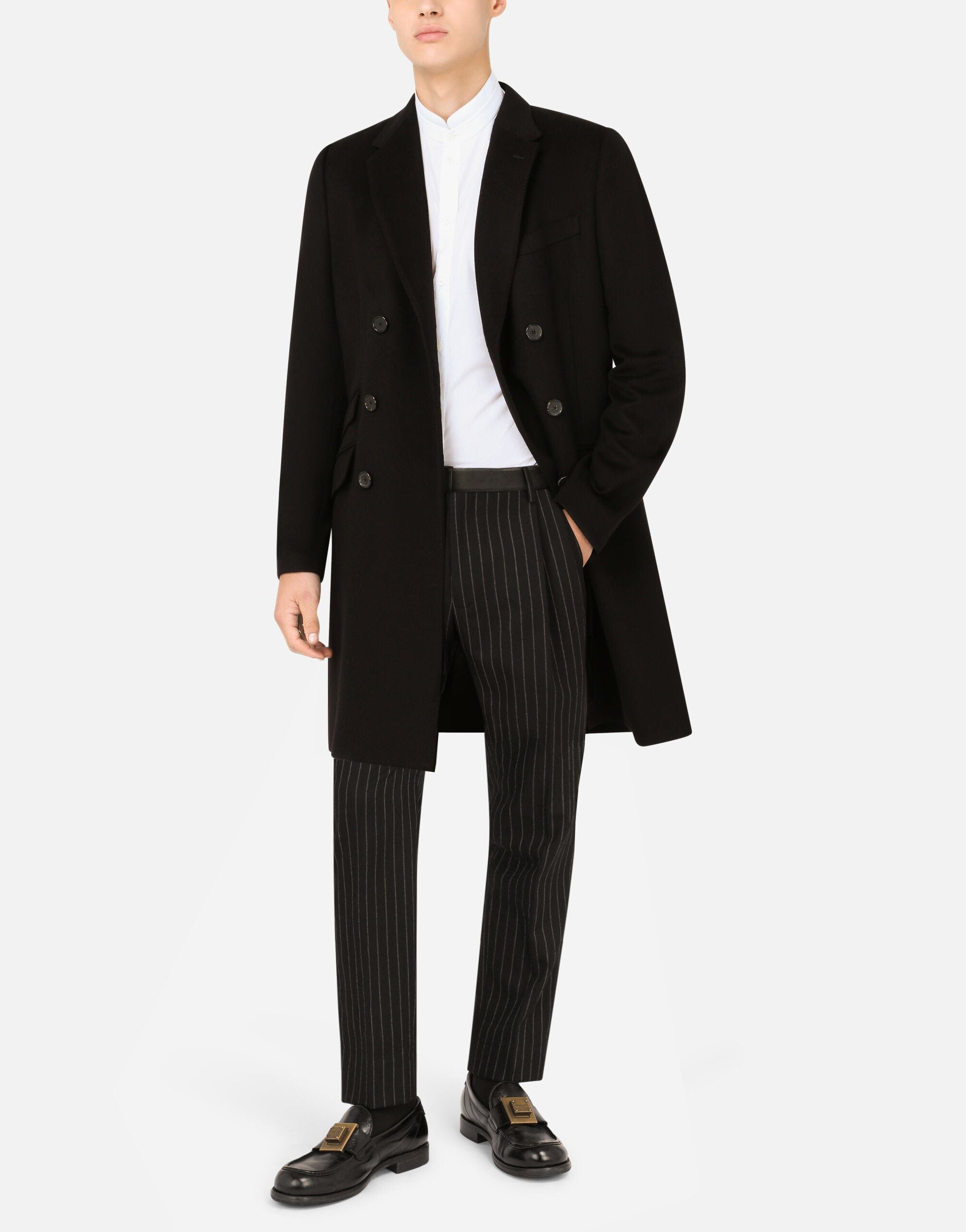 Dolce & Gabbana Double-Breasted Cashmere Coat