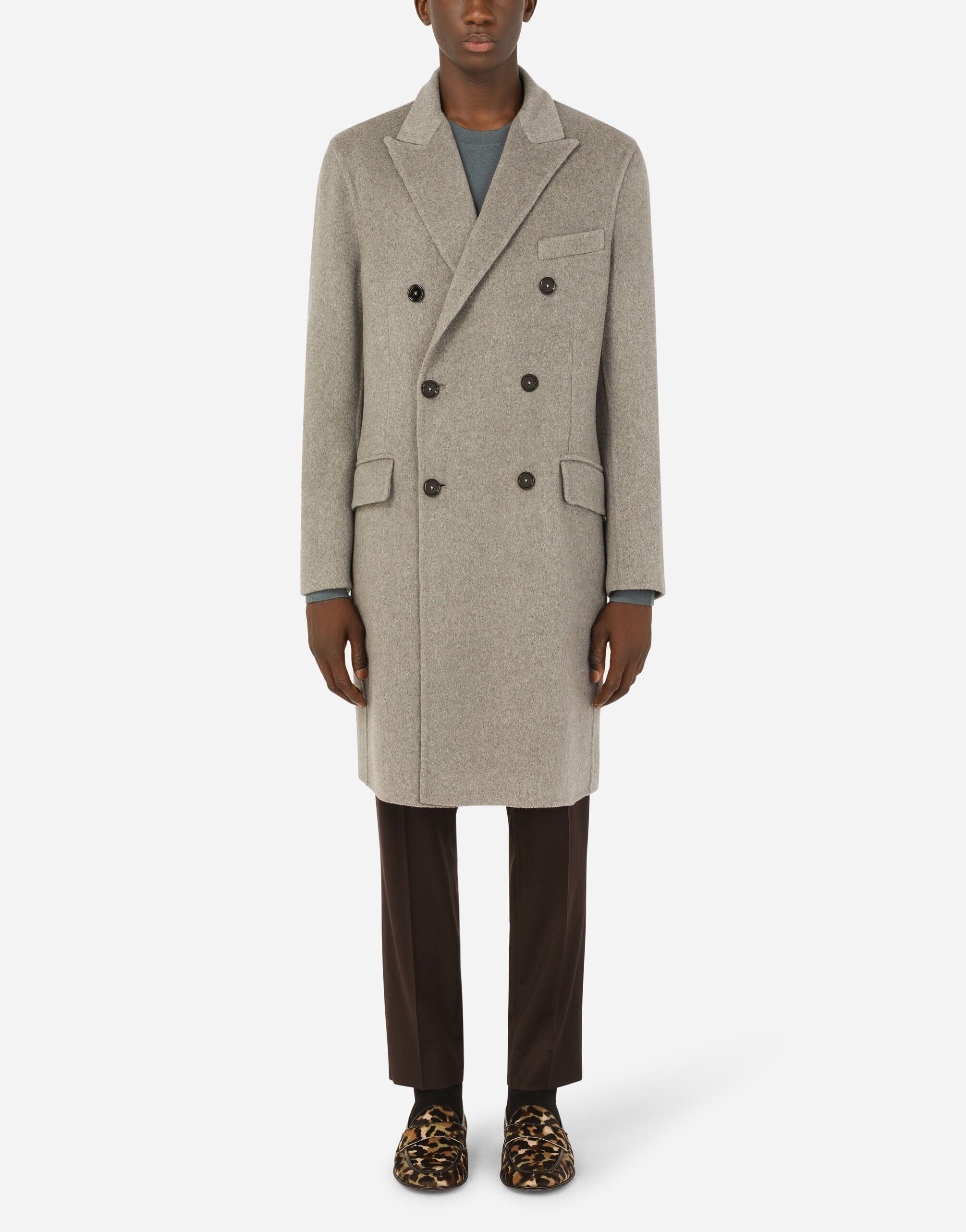 Dolce & Gabbana Double-Breasted Double Cashmere Coat