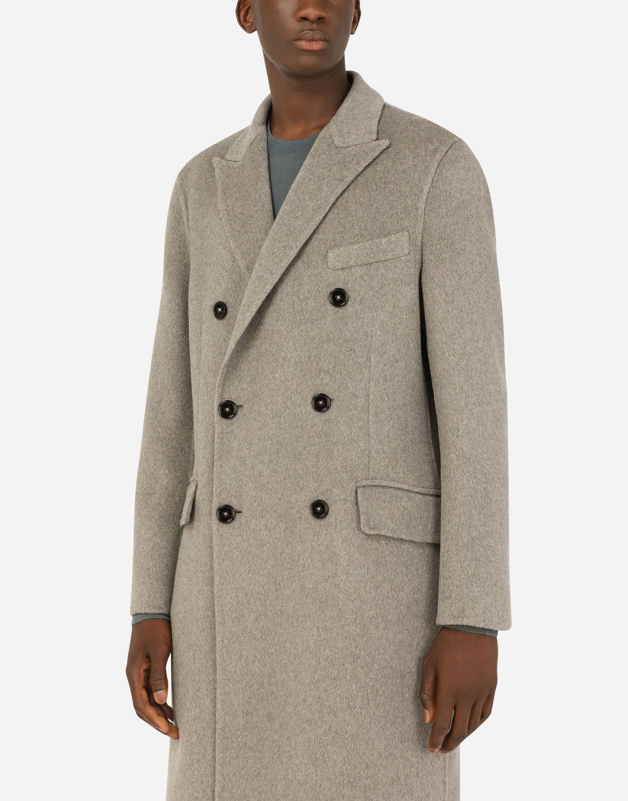 Dolce & Gabbana Double-Breasted Double Cashmere Coat