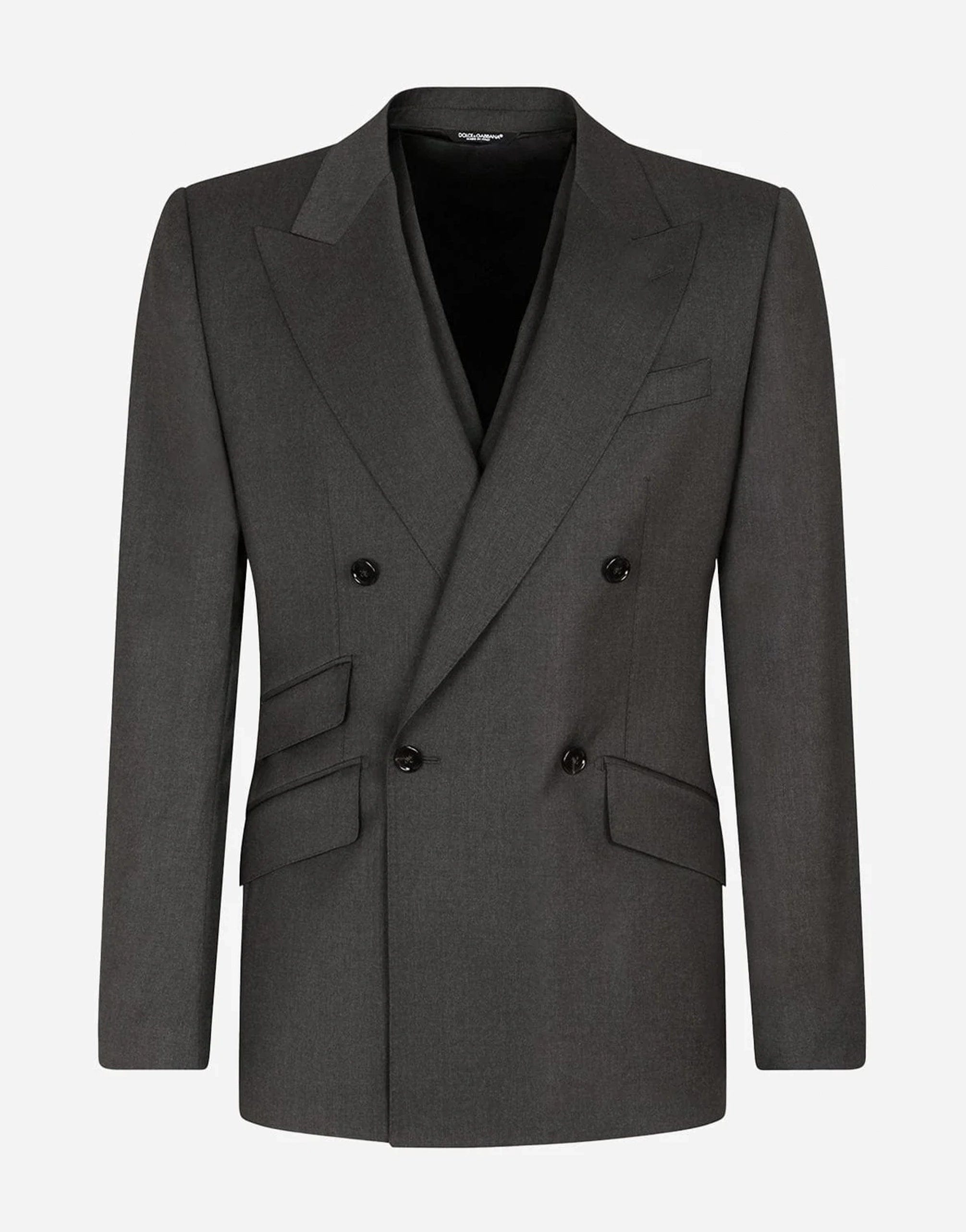 Dolce & Gabbana Double-Breasted Two-piece Wool Suit