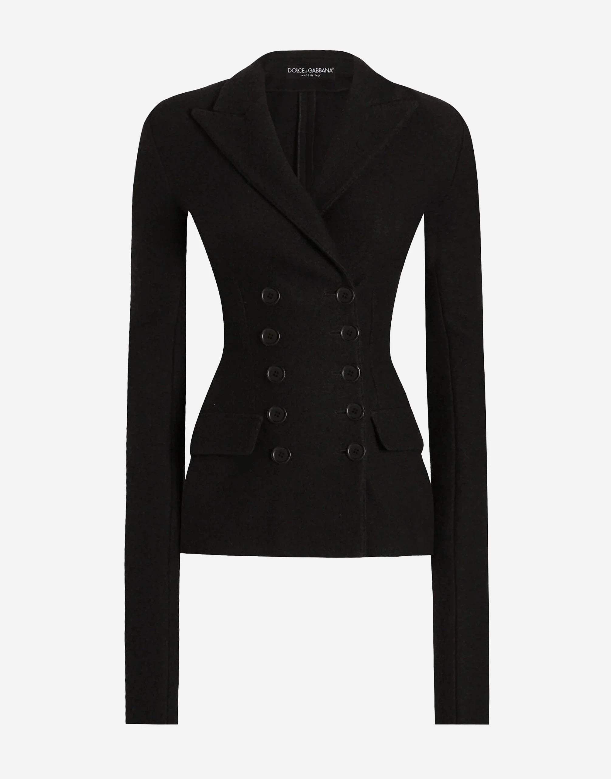 Dolce & Gabbana Double-Breasted Wool Cloth Jacket