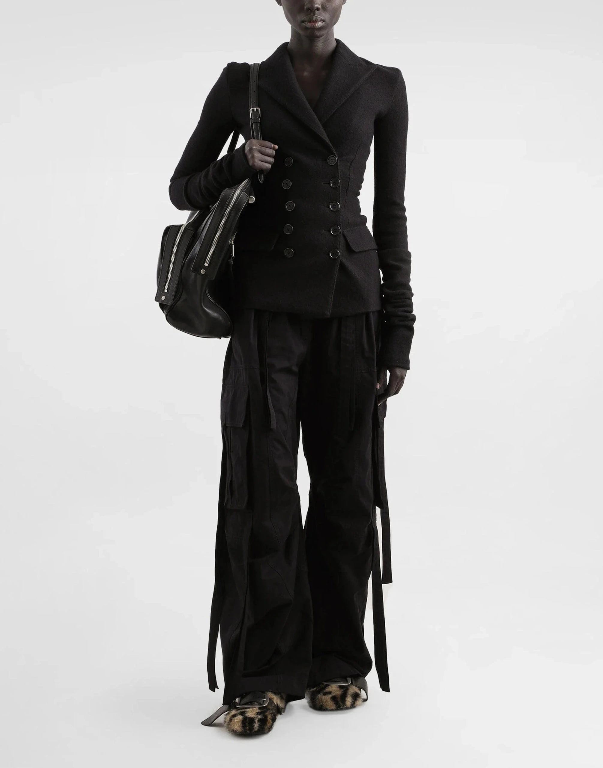 Dolce & Gabbana Double-Breasted Wool Cloth Jacket