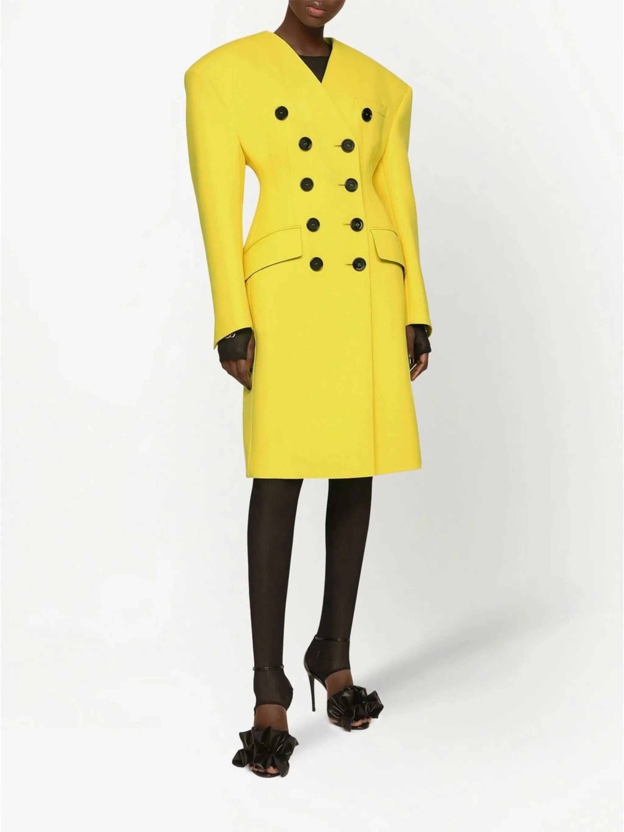 Dolce & Gabbana Double-Breasted Wool Coat