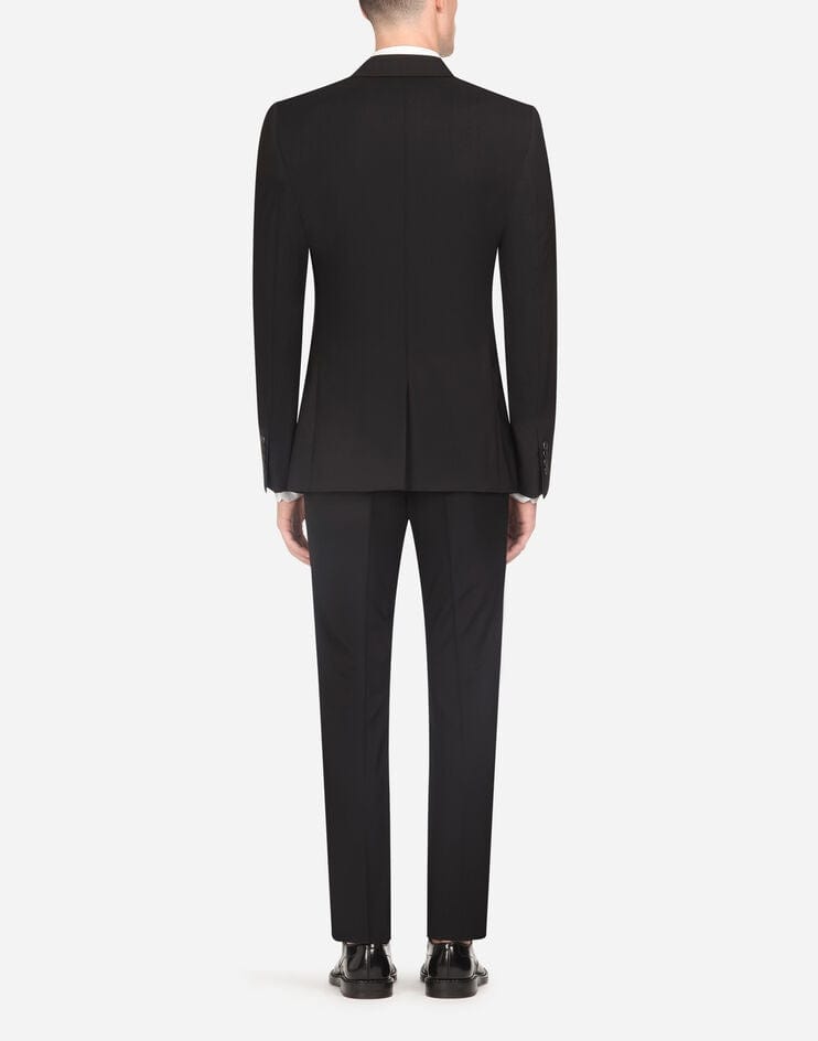 Dolce & Gabbana Double-Breasted Wool Martini-Fit Blazer Jacket