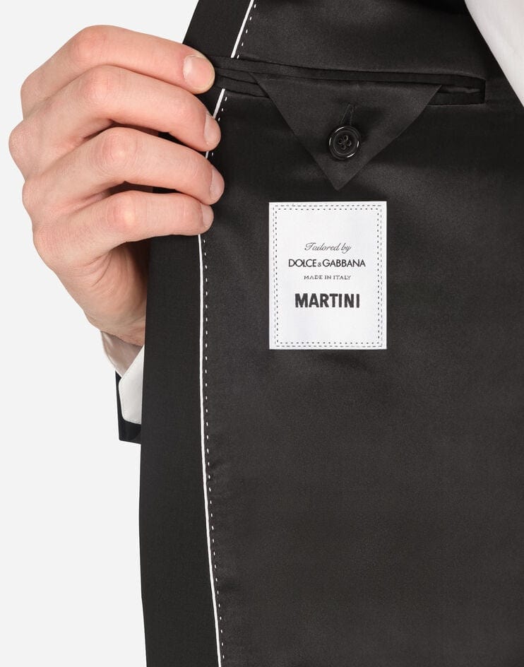 Dolce & Gabbana Double-Breasted Wool Martini-Fit Blazer Jacket