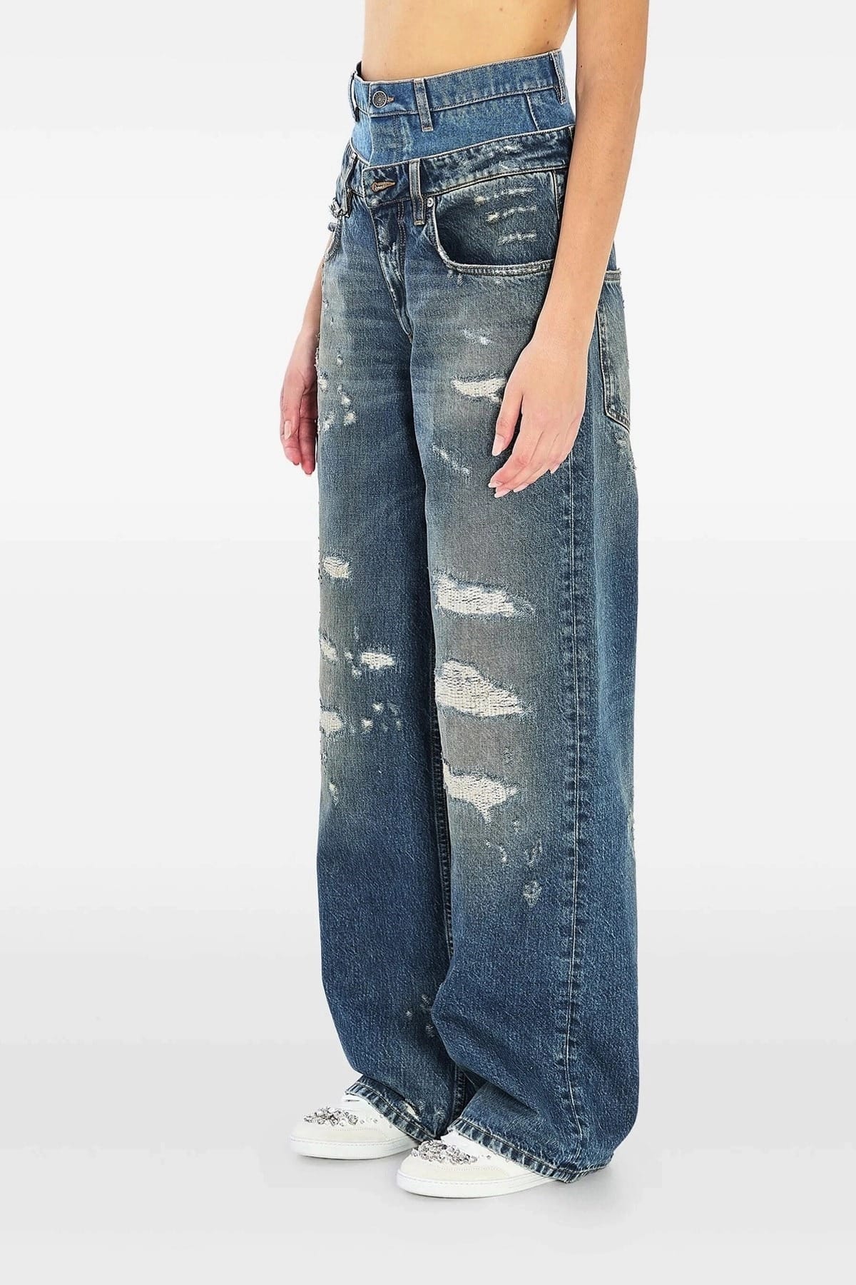 Dolce & Gabbana Dolce & Gabbana Double Layer Stonewashed Jeans