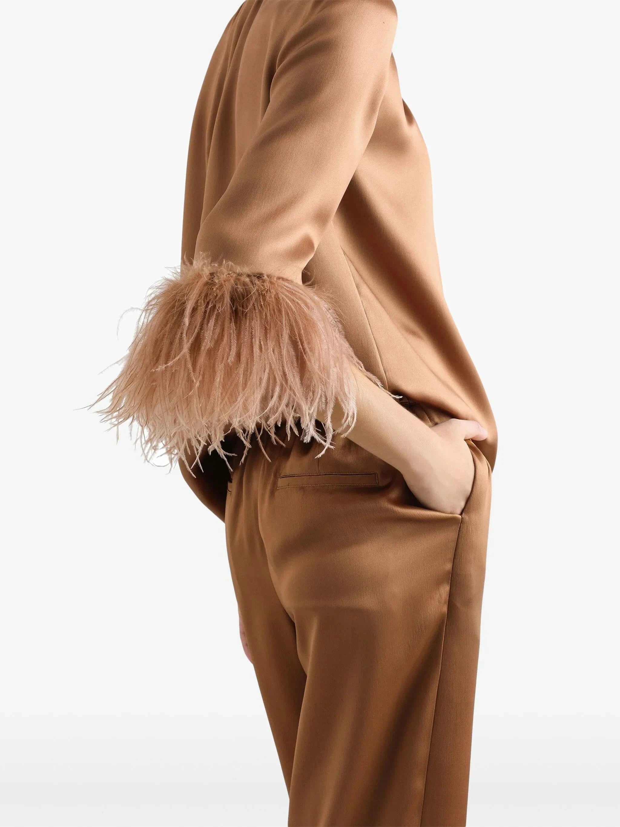 Dolce & Gabbana Double Silk Satin Trousers