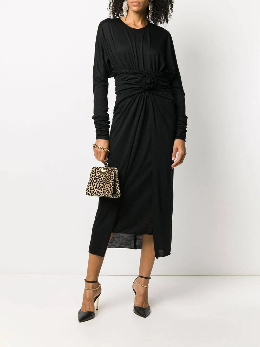 Dolce & Gabbana Draped Jersey Dress