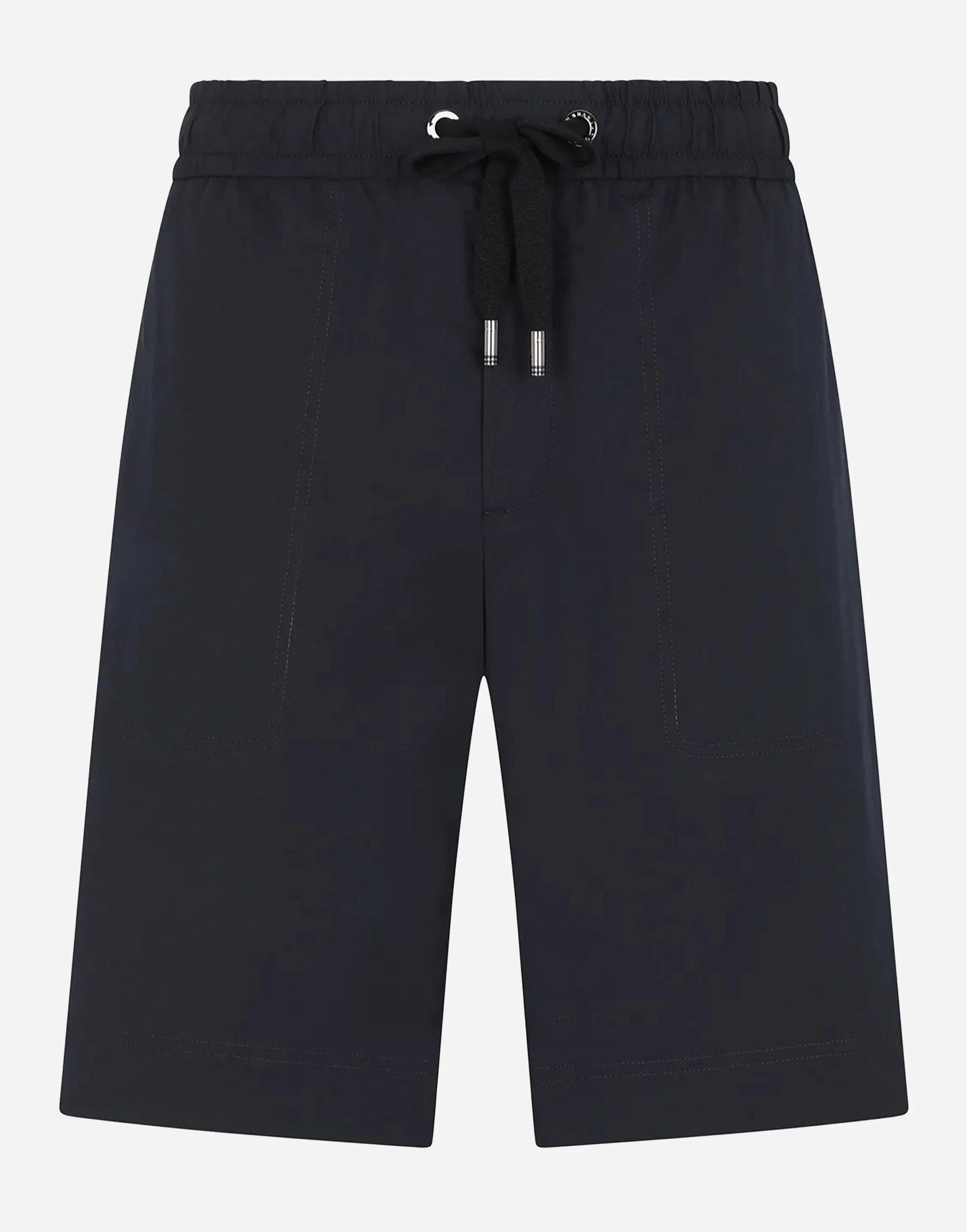 Dolce & Gabbana Drawstring Logo Cotton Shorts