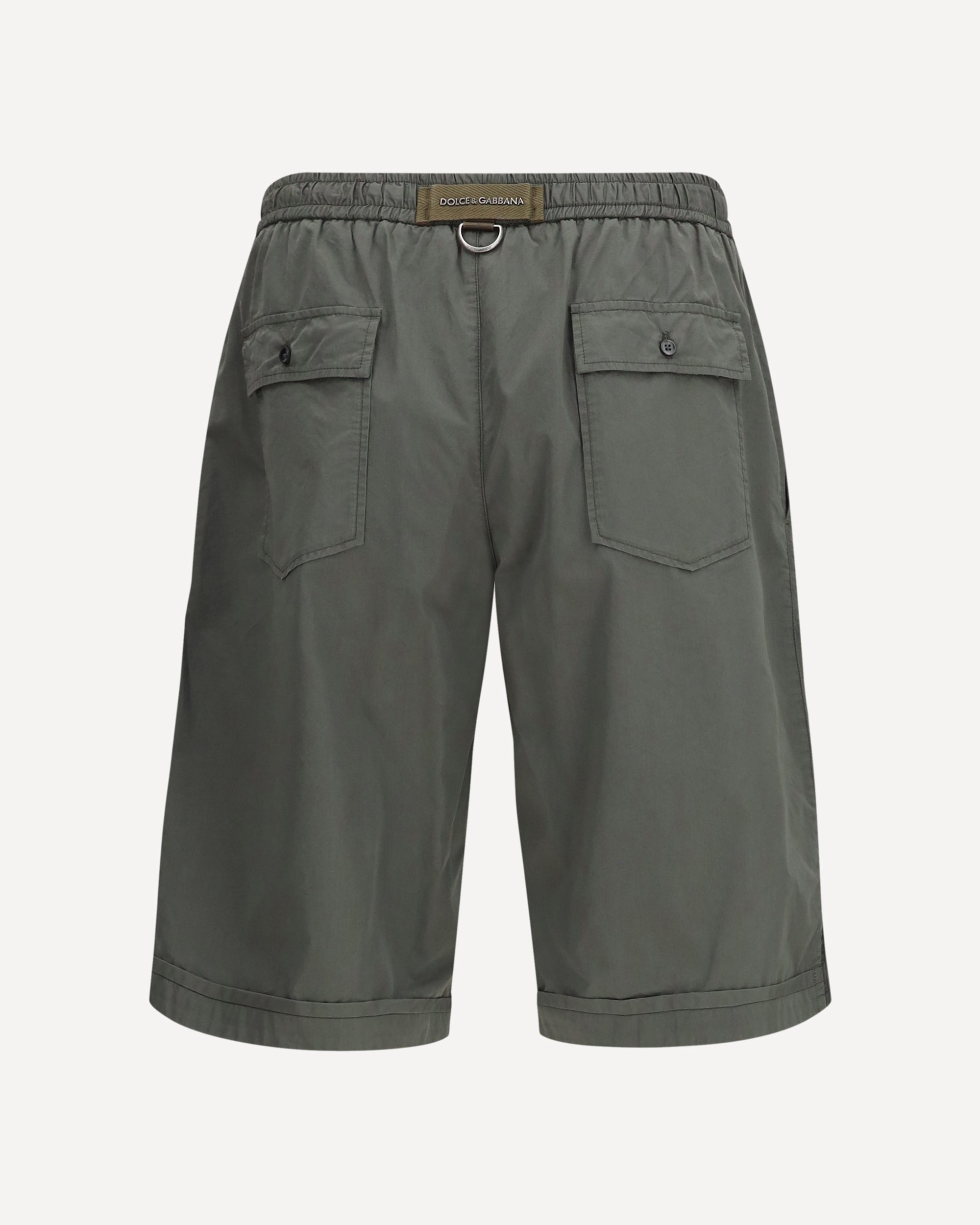 Shorts con cordón y bolsillos - alternate view