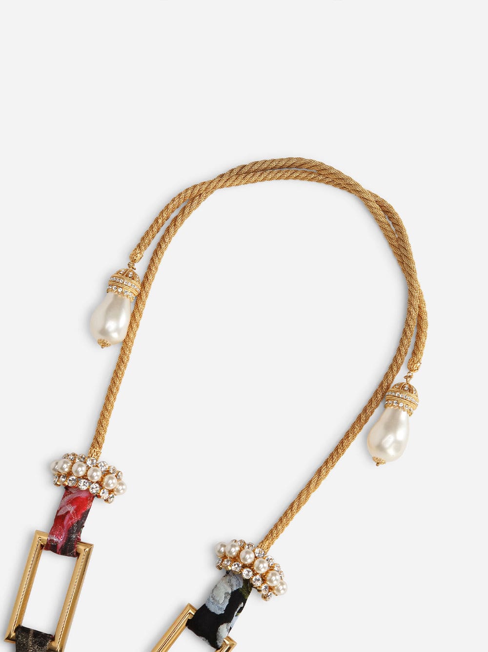 Dolce & Gabbana Embellished Cord Necklace