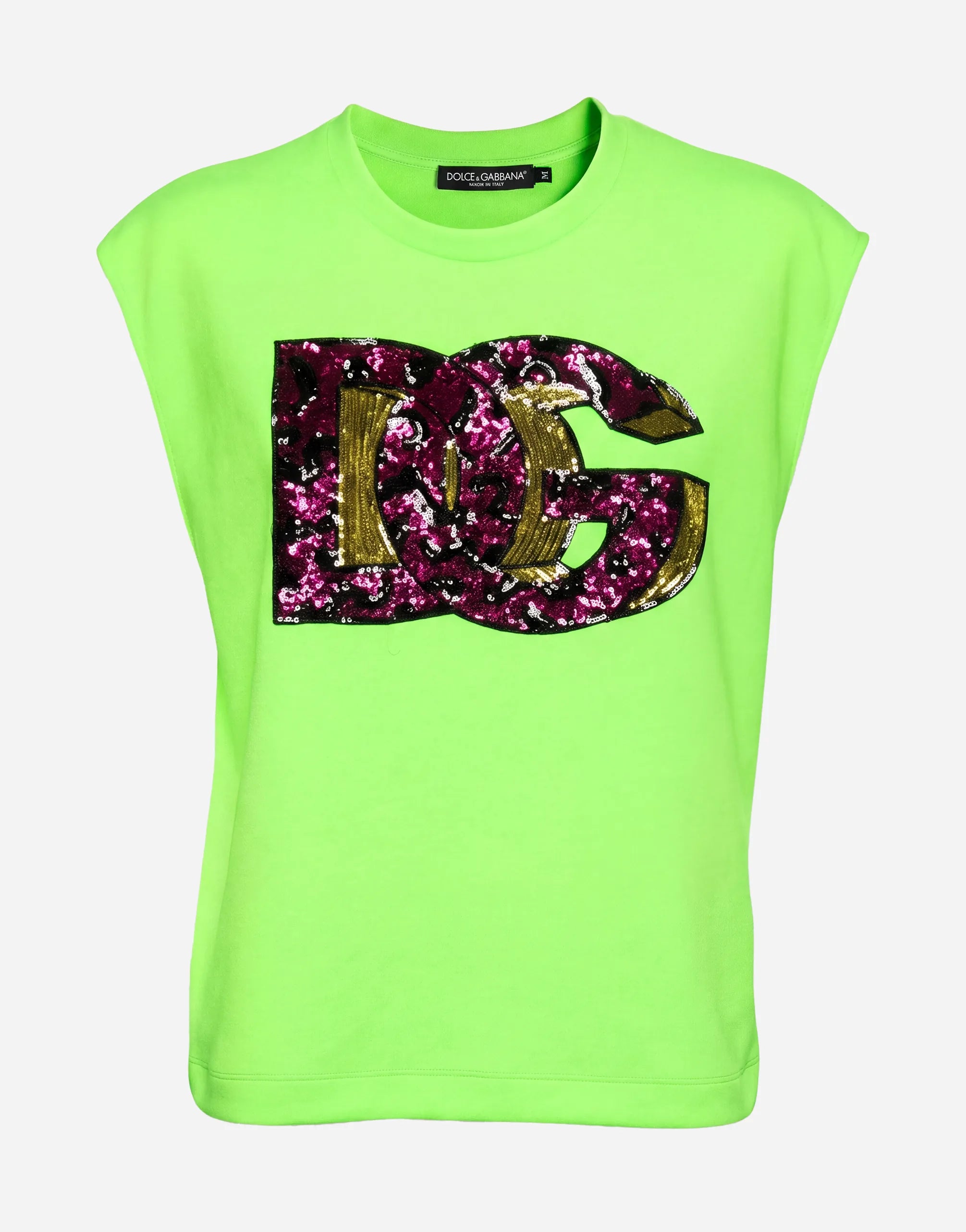 Dolce & Gabbana Embellished Logo Tank Top