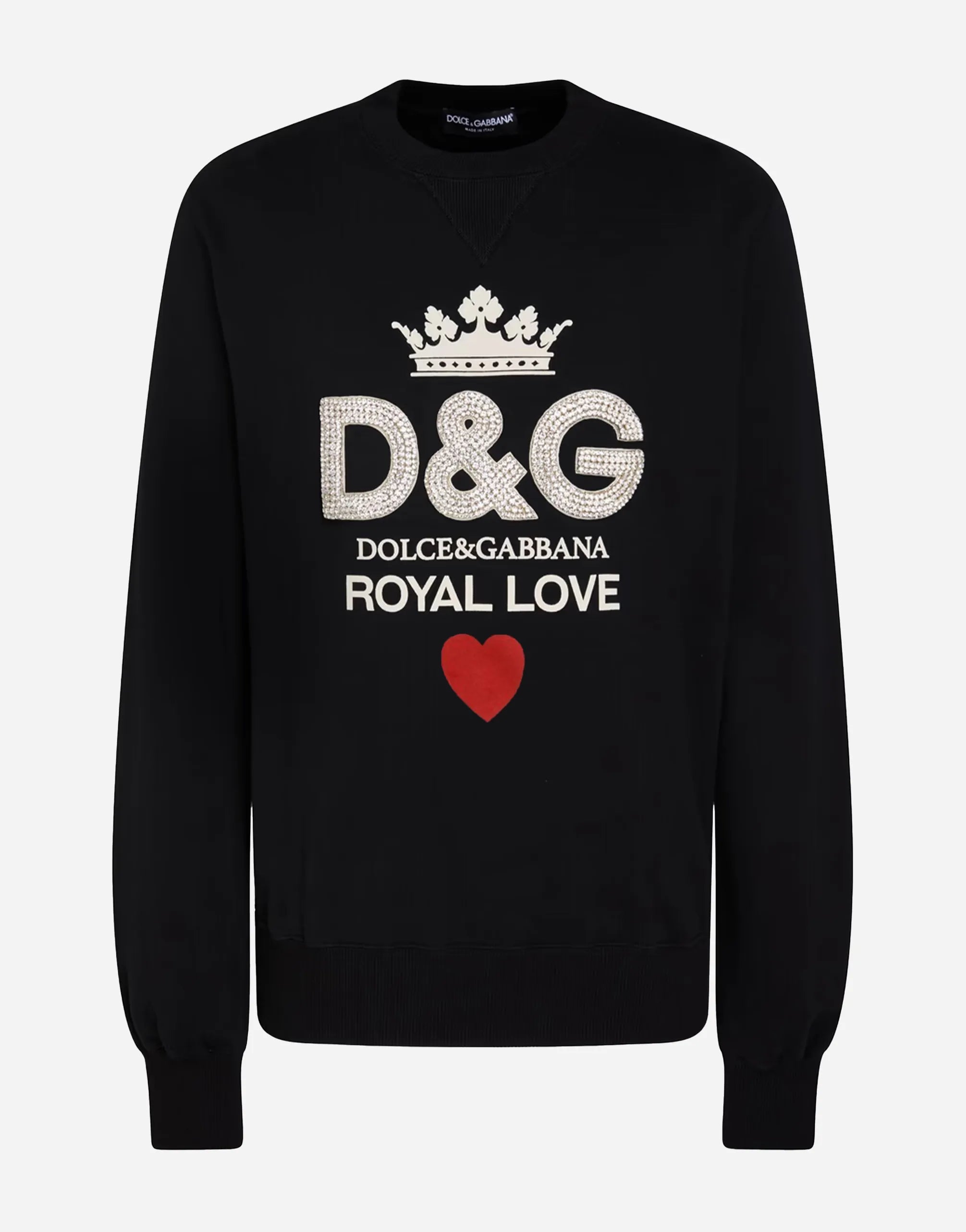Dolce & Gabbana Embellished Royal Love Sweatshirt
