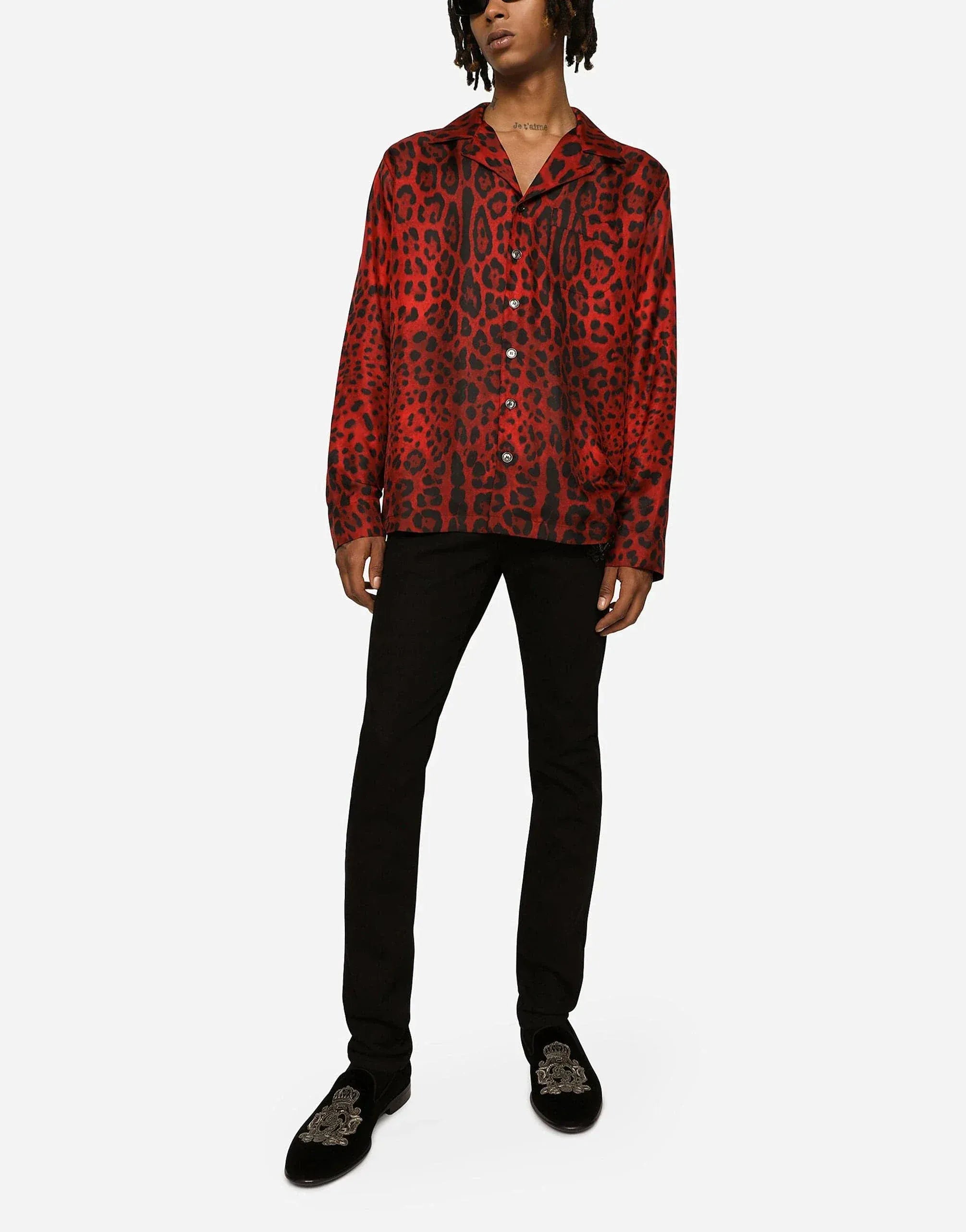 Embellished Sacred Heart Skinny Jeans - alternate view