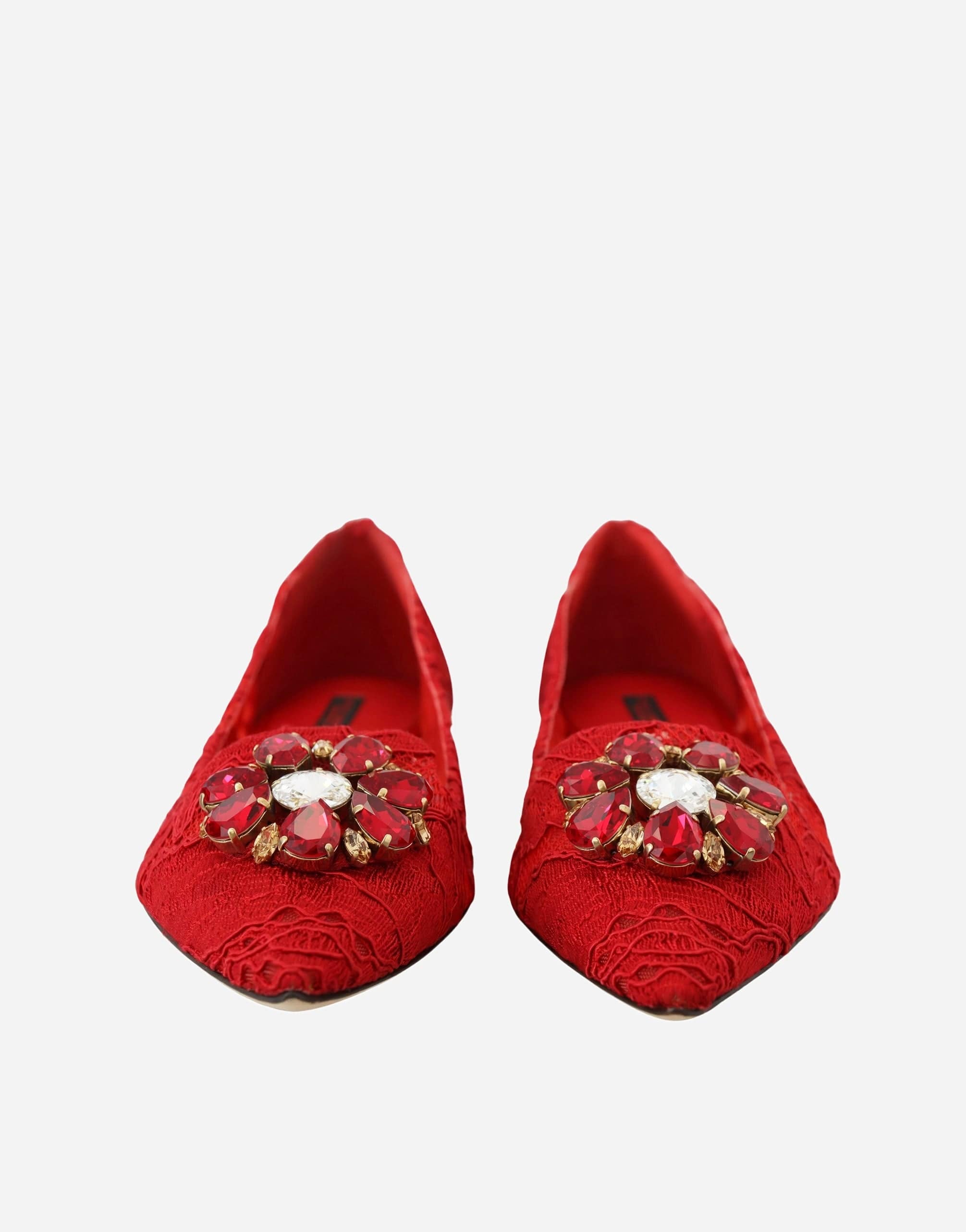 Dolce & Gabbana Embellished Taormina Cruise Flats