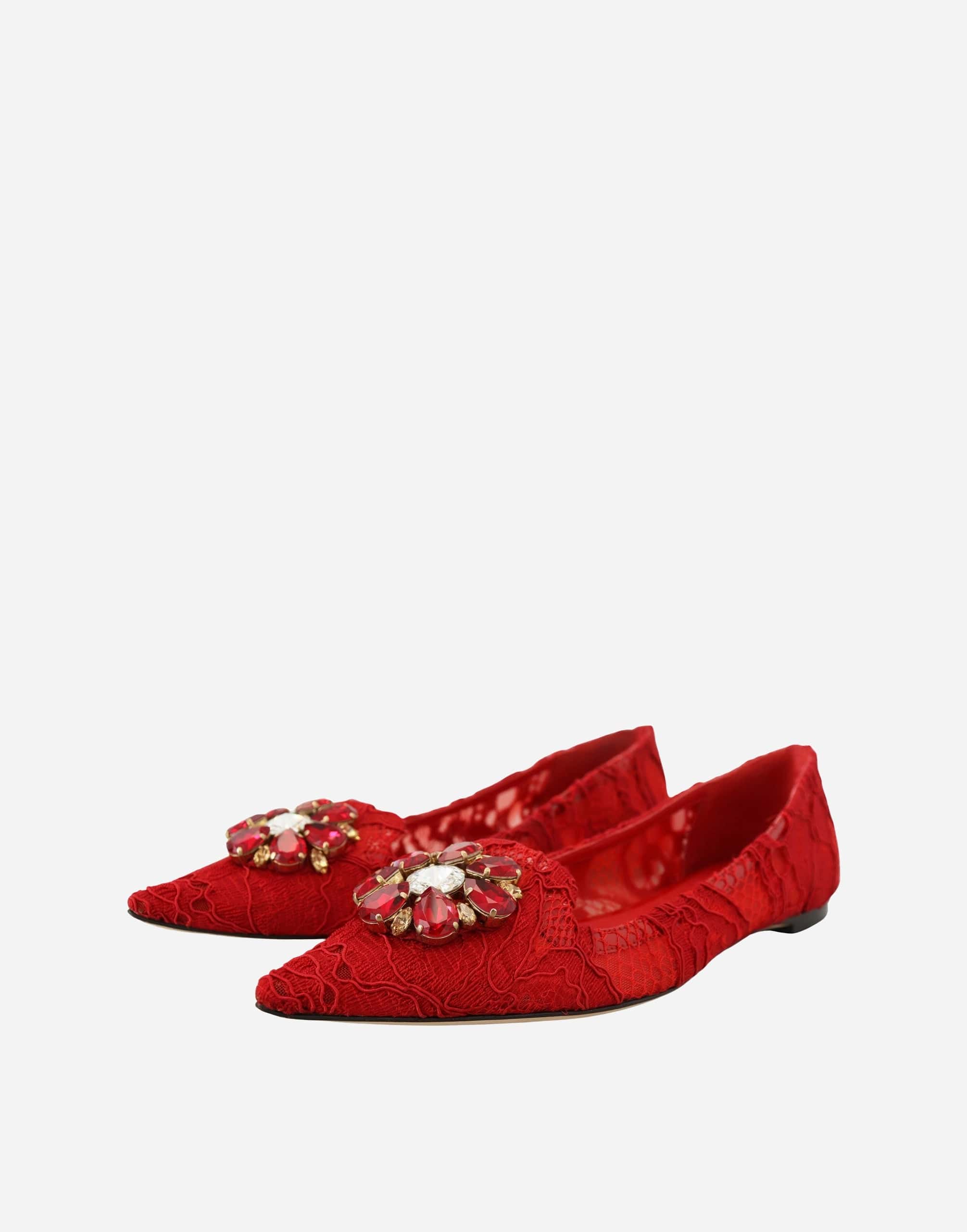 Dolce & Gabbana Embellished Taormina Cruise Flats