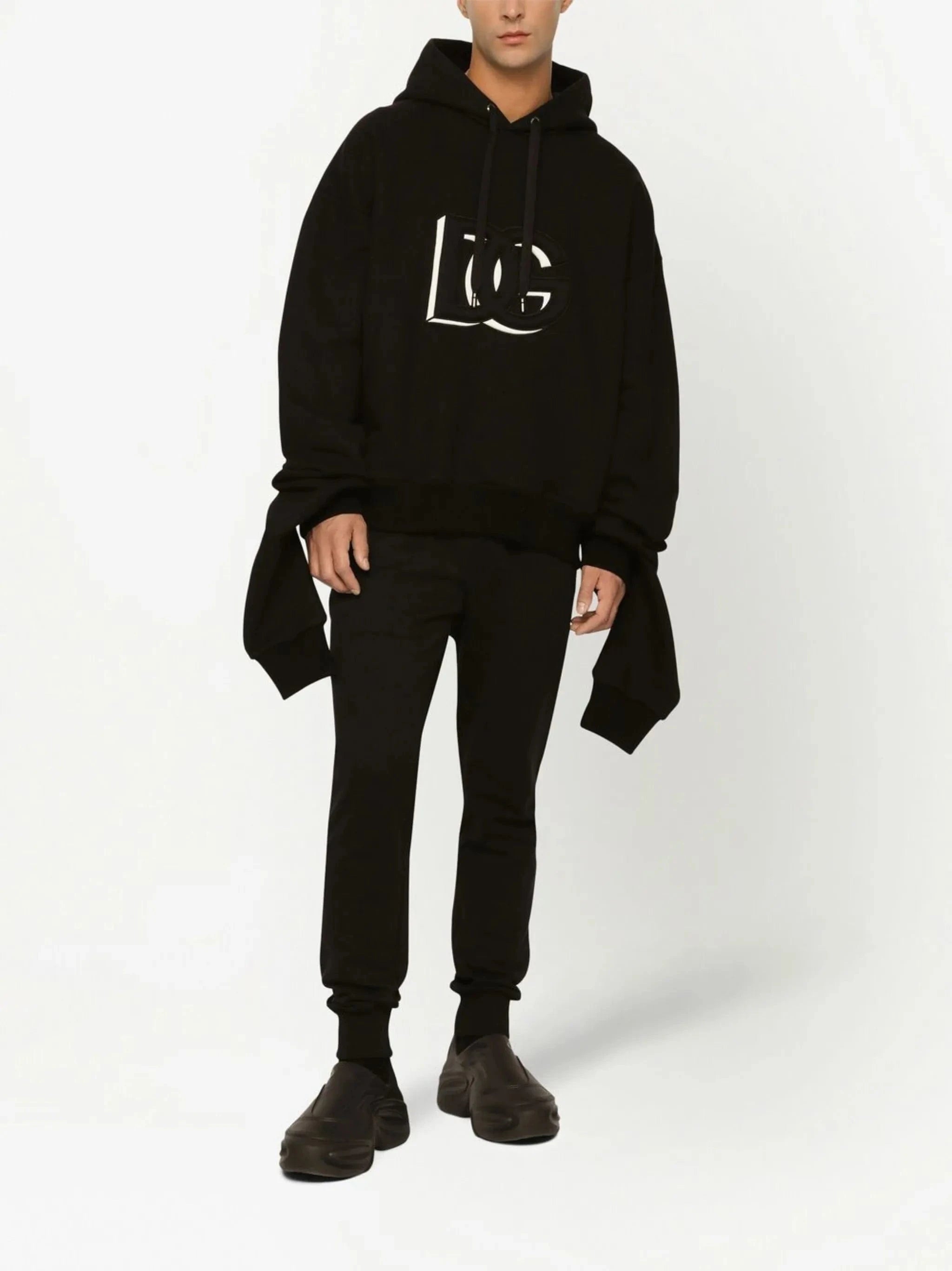 Dolce & Gabbana Embossed DG Logo Hoodie