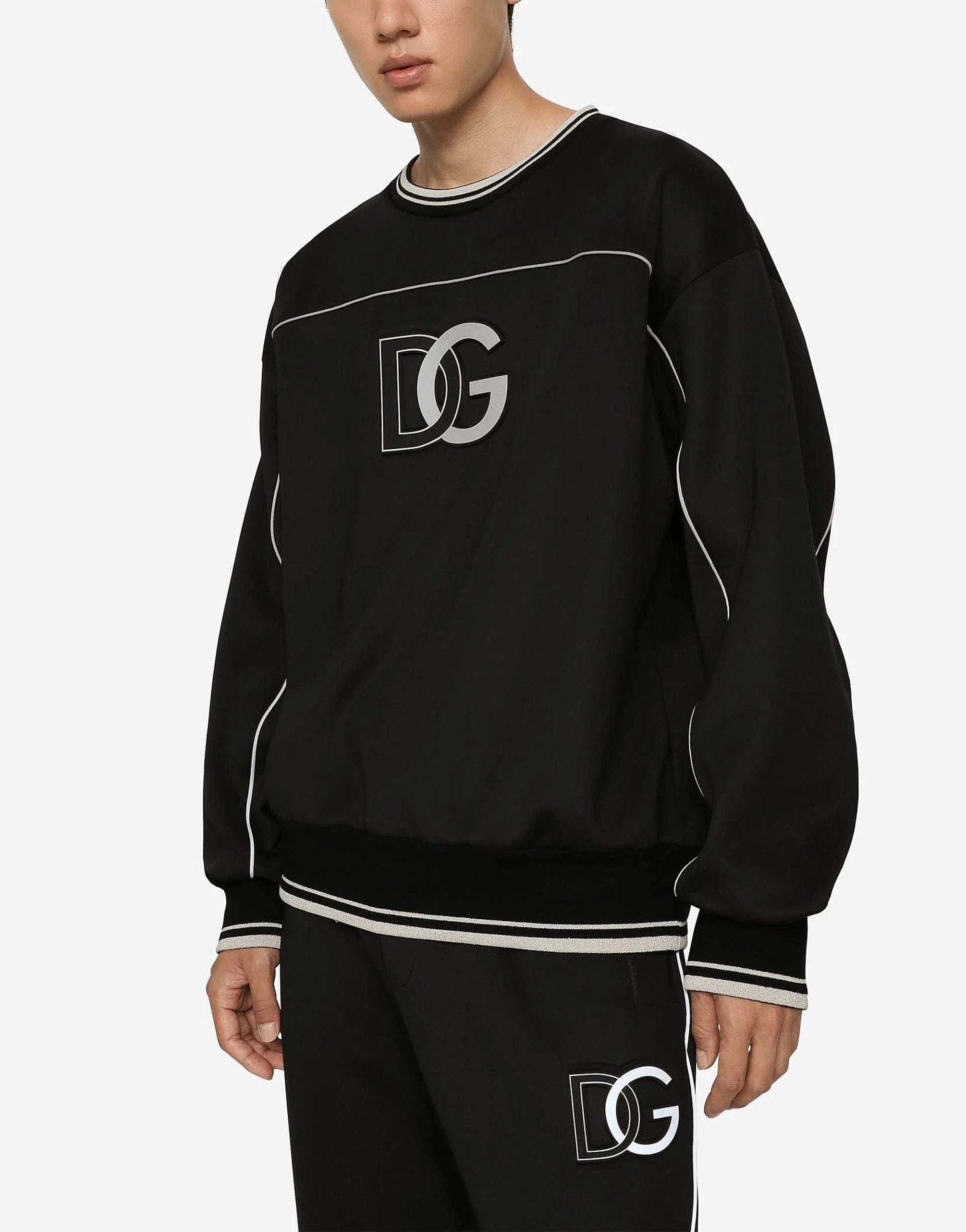 Dolce & Gabbana Embossed DG Logo Sweatshirt