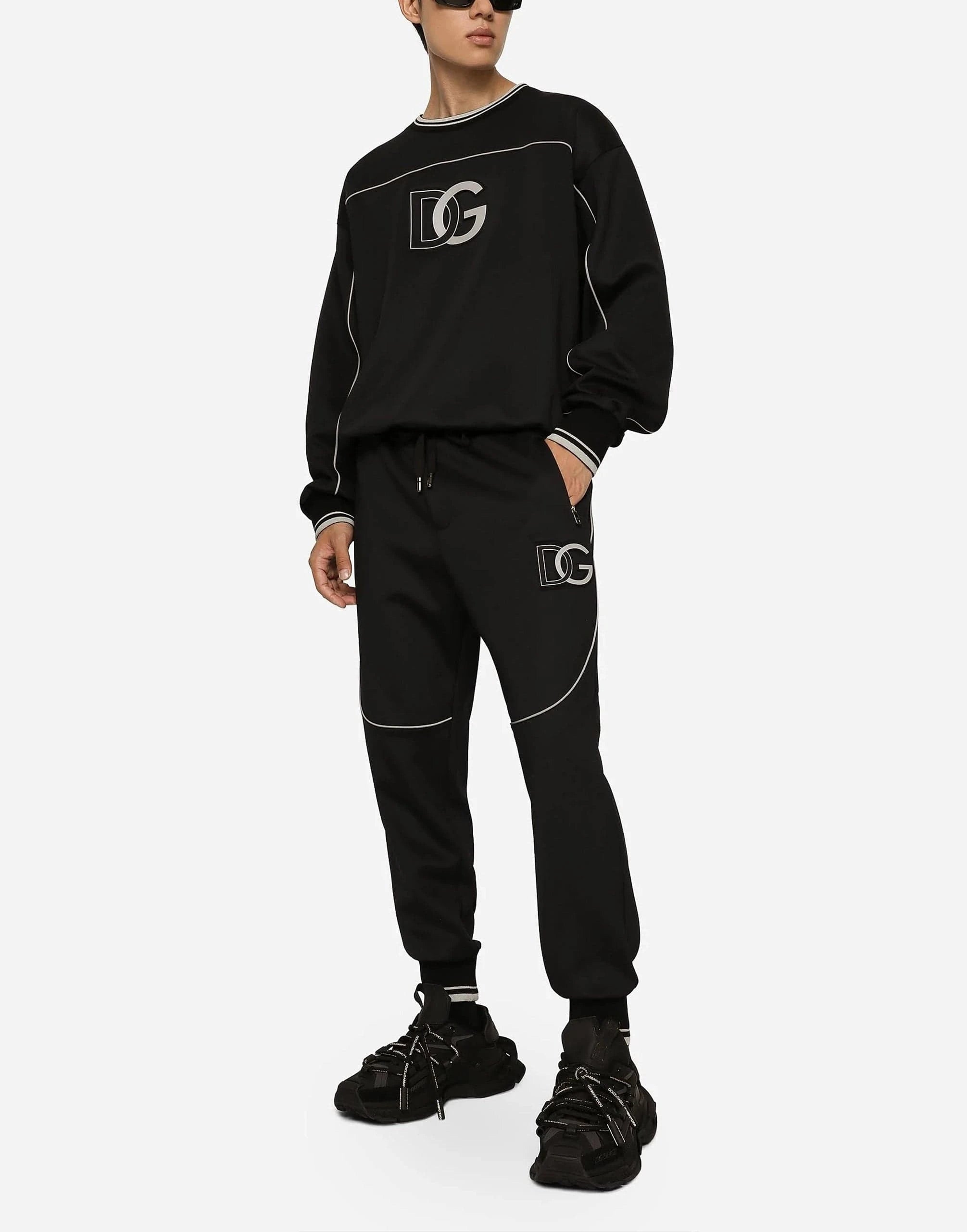 Dolce & Gabbana Embossed DG Logo Sweatshirt