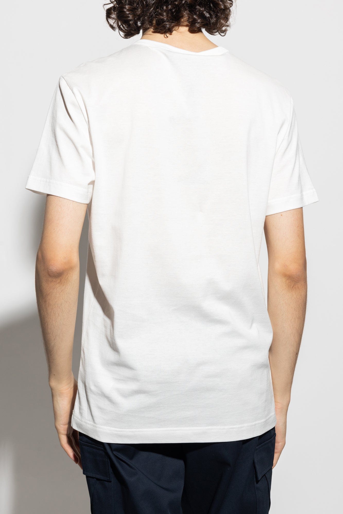 Dolce & Gabbana Embossed Logo Cotton T-Shirt