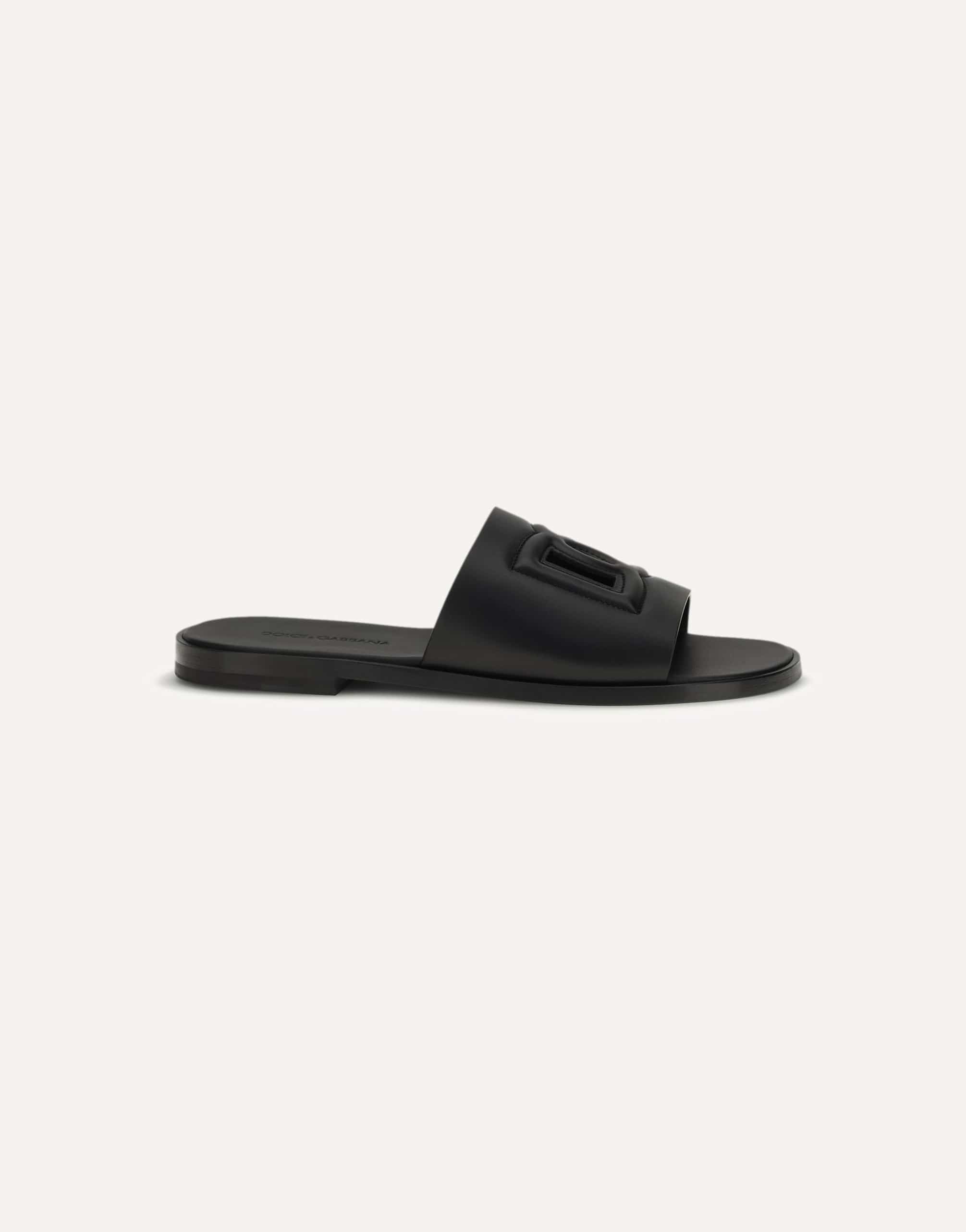 Dolce & Gabbana Embossed Logo Sandals