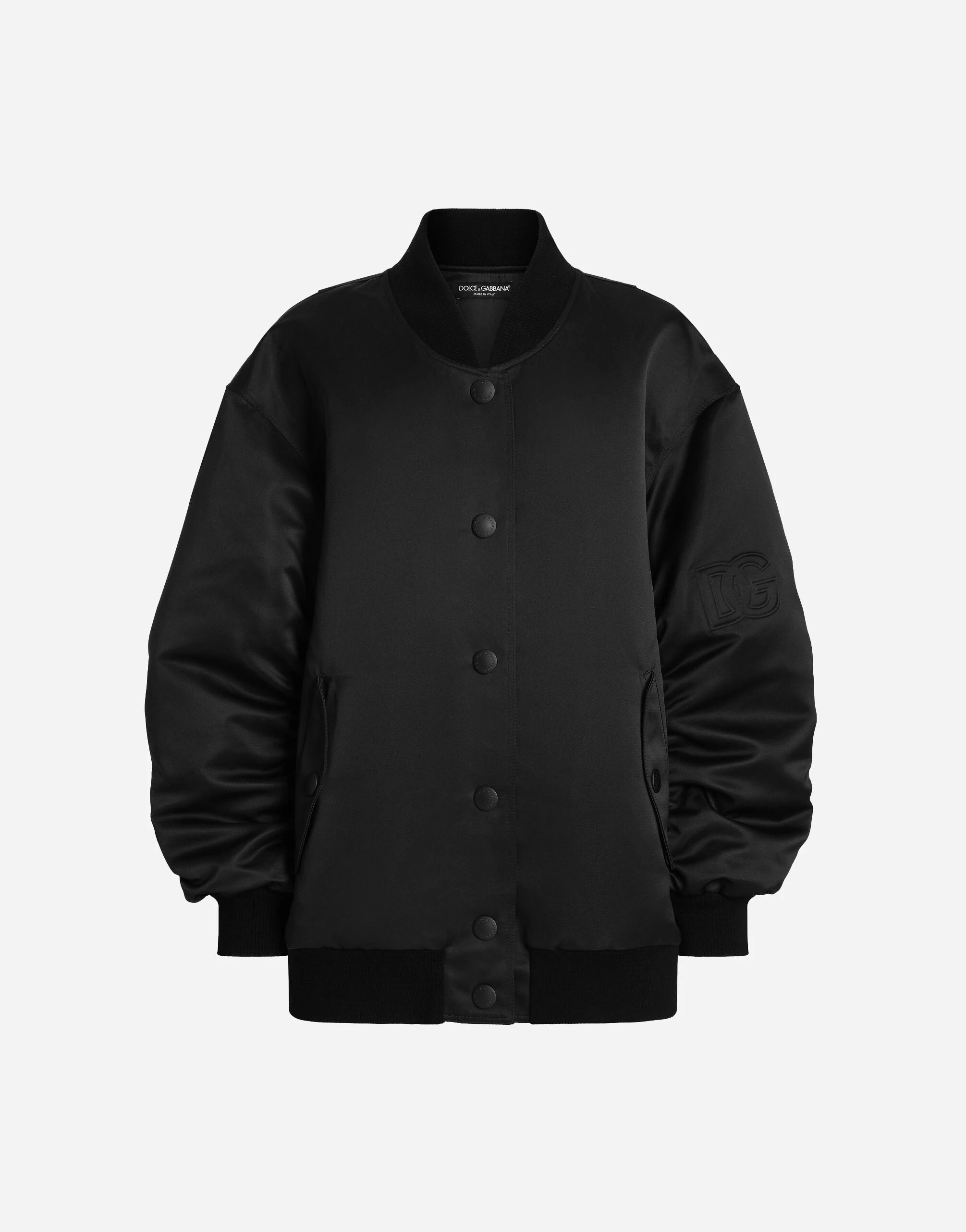 Dolce & Gabbana Embossed Print Oversized Jacket