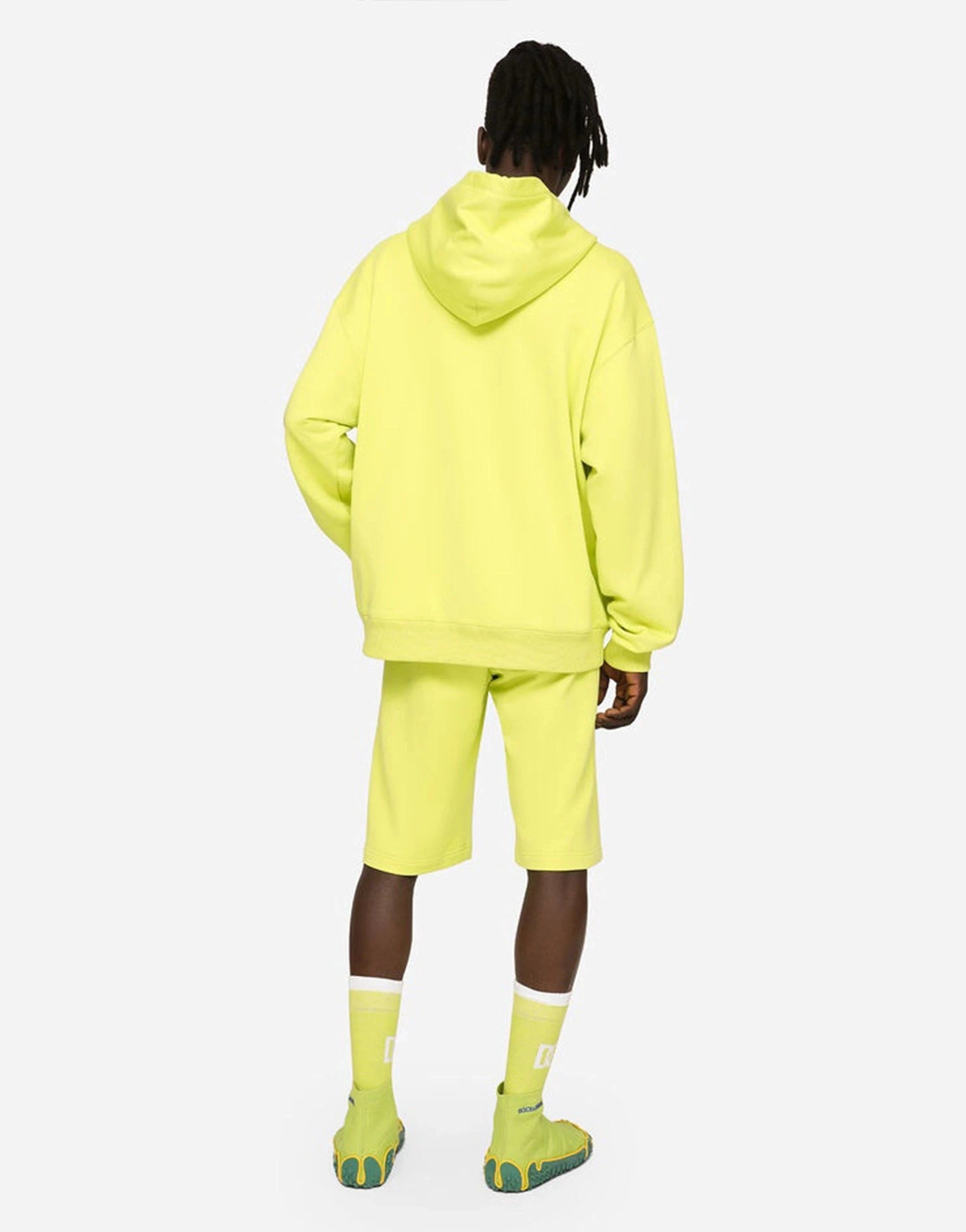 Dolce & Gabbana Embossed Tag Jersey Hoodie