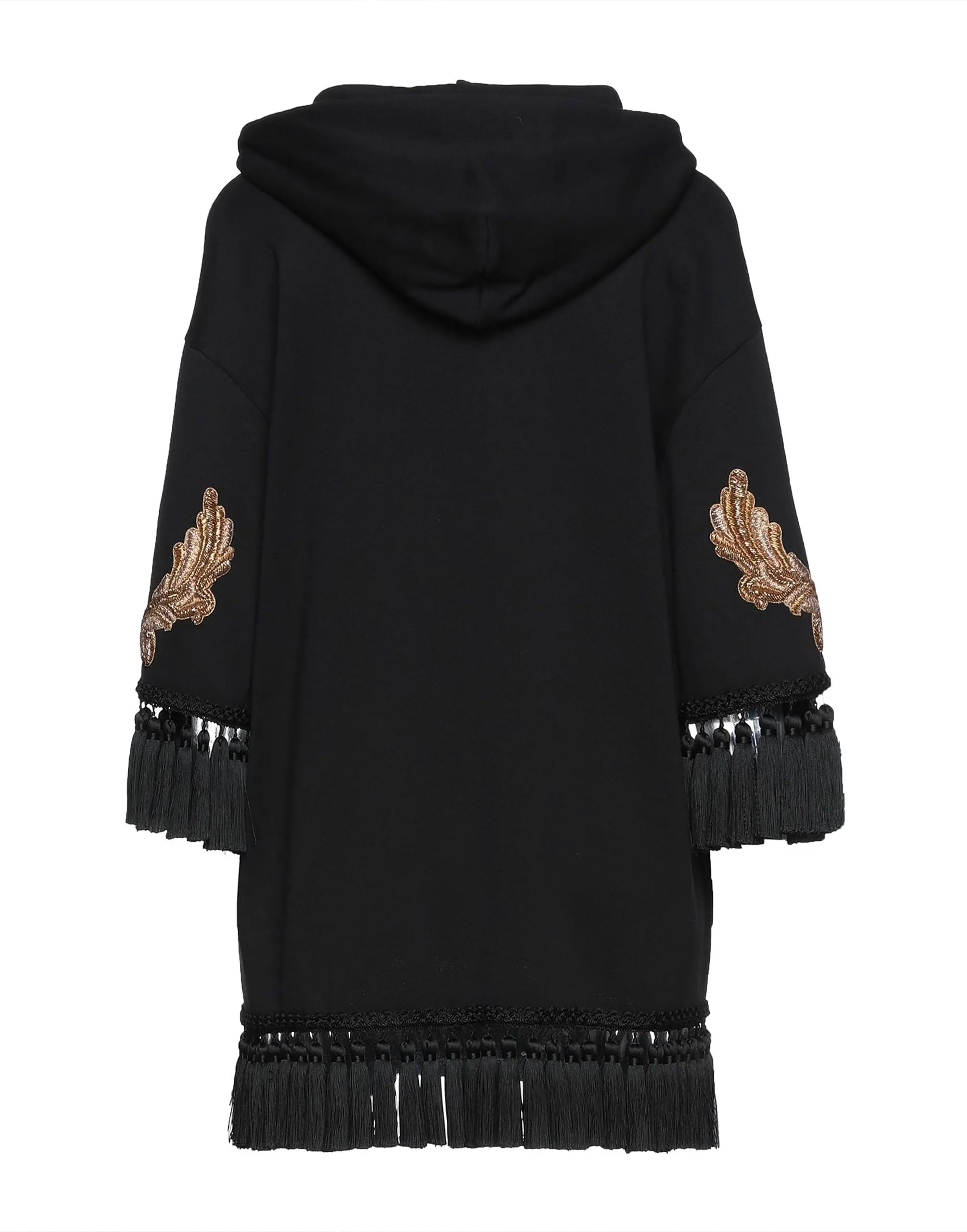 Dolce & Gabbana Embroidered Fringe Hooded Sweatshirt
