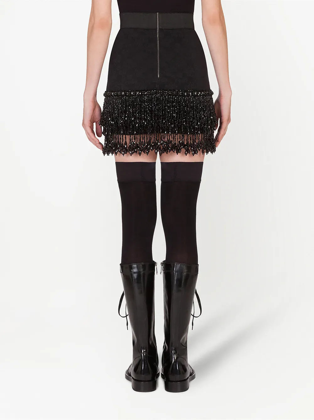 Dolce & Gabbana Embroidered Lace Miniskirt