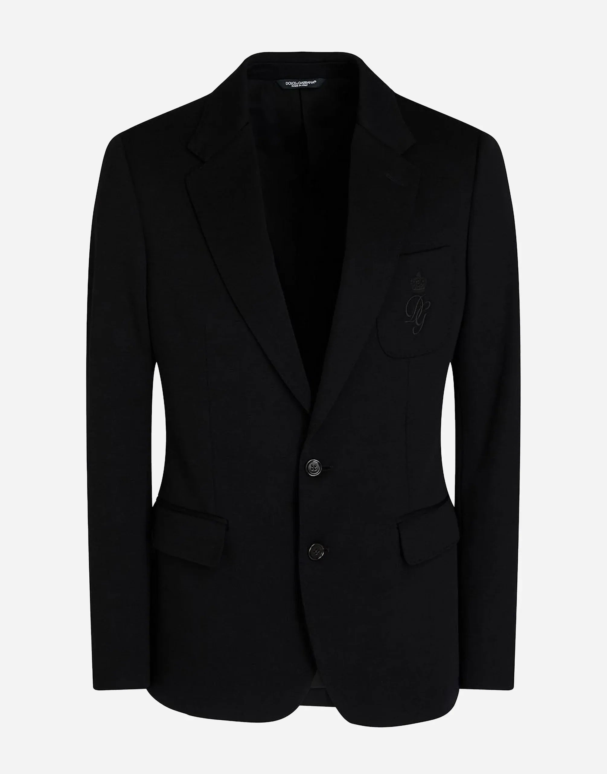Dolce & Gabbana Embroidered Logo Blazer