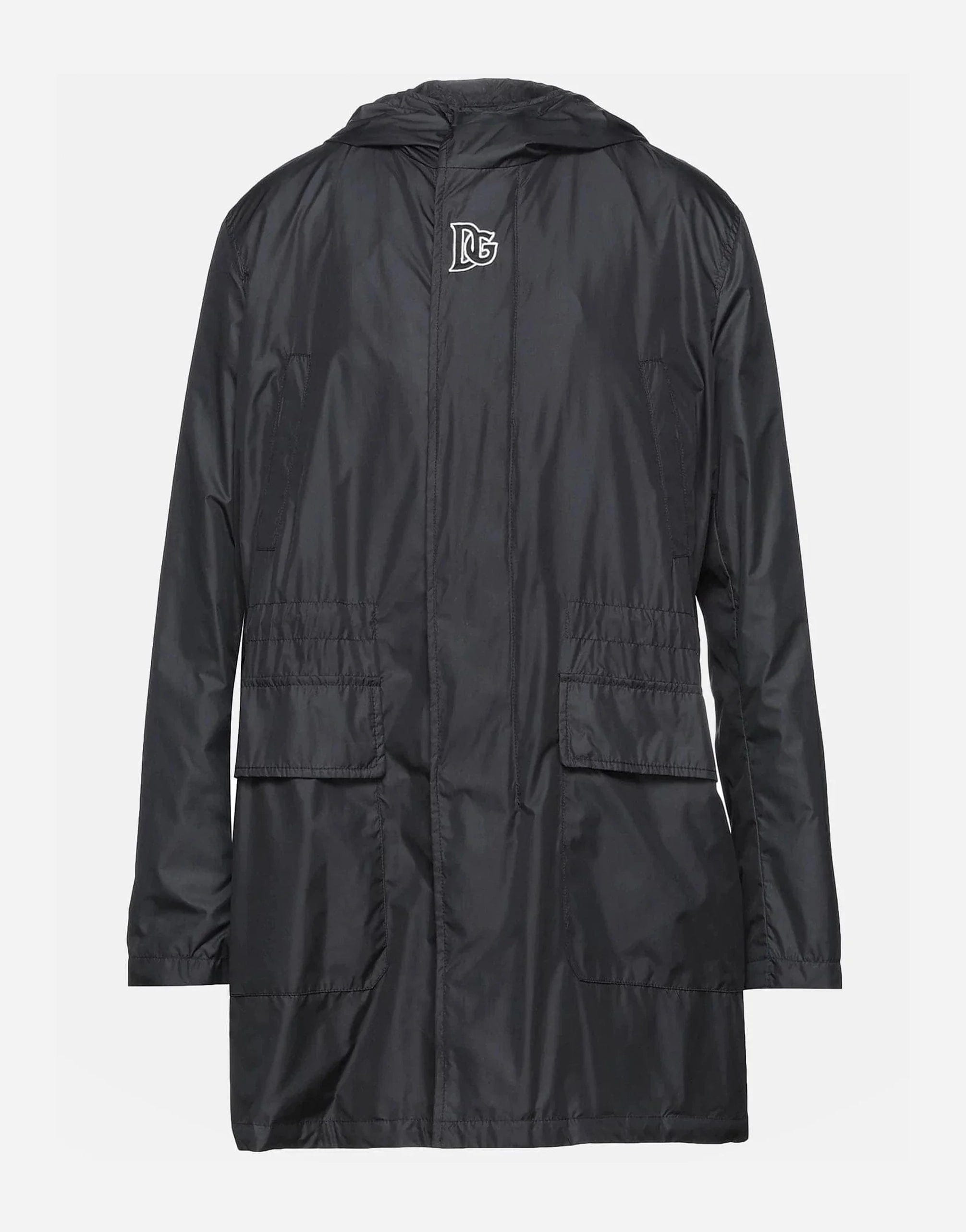 Dolce & Gabbana Embroidered Logo Parka Jacket