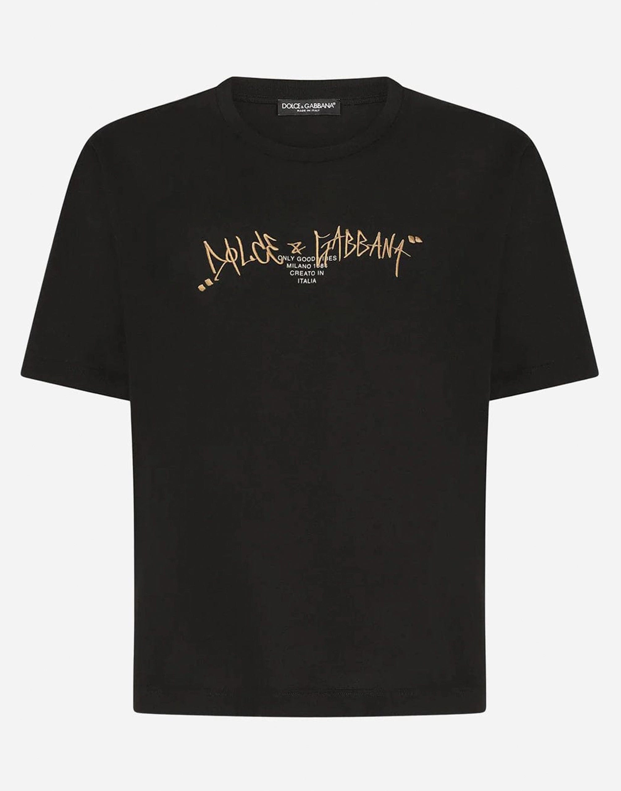 Dolce & Gabbana Embroidered Logo T-Shirt
