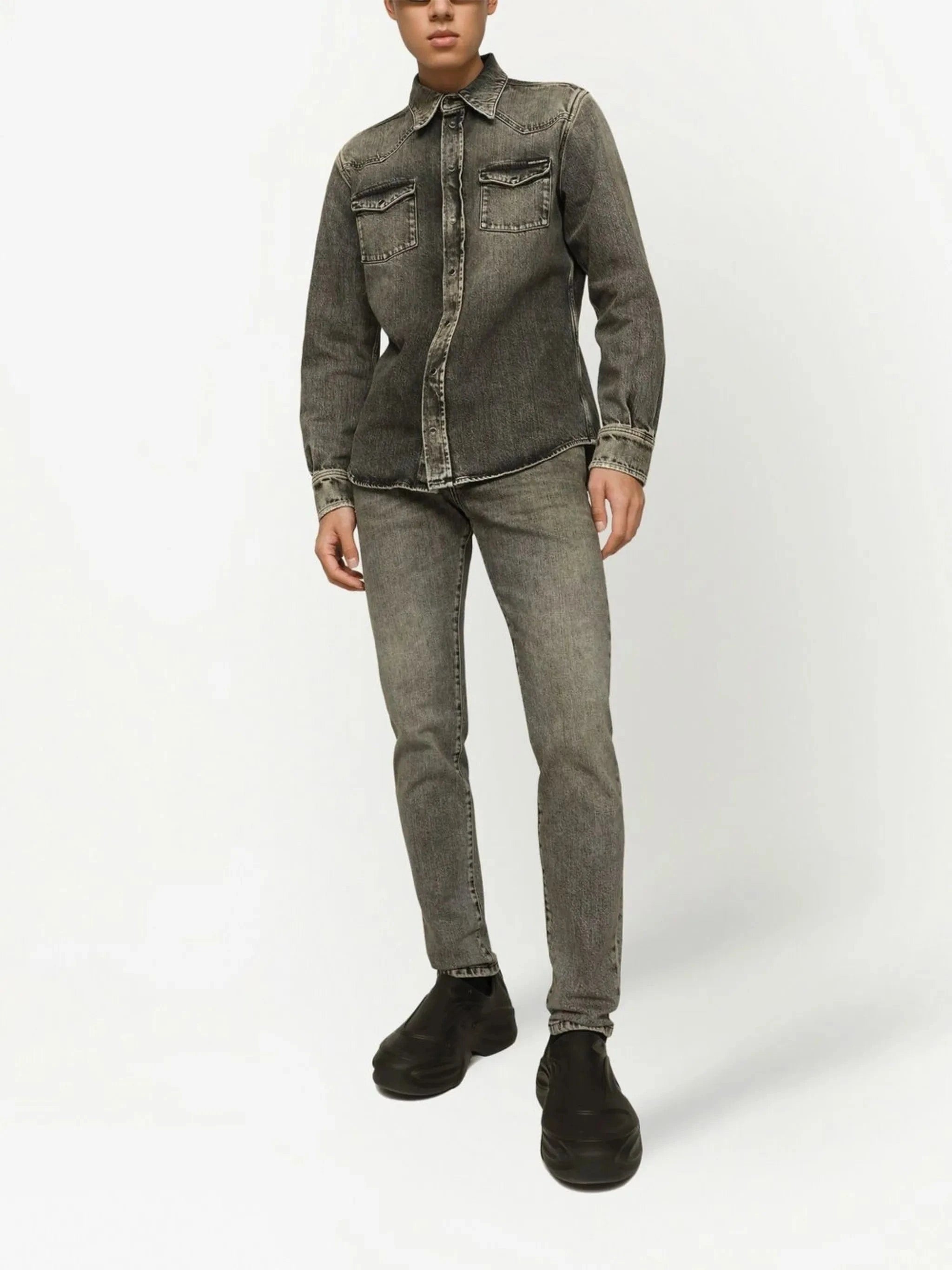 Dolce & Gabbana Faded Denim Shirt