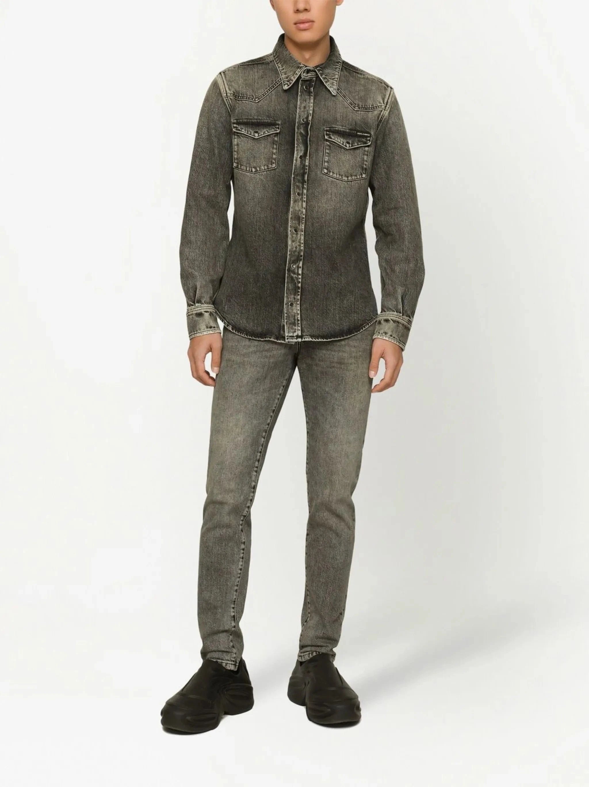 Dolce & Gabbana Faded Denim Shirt - alternate view