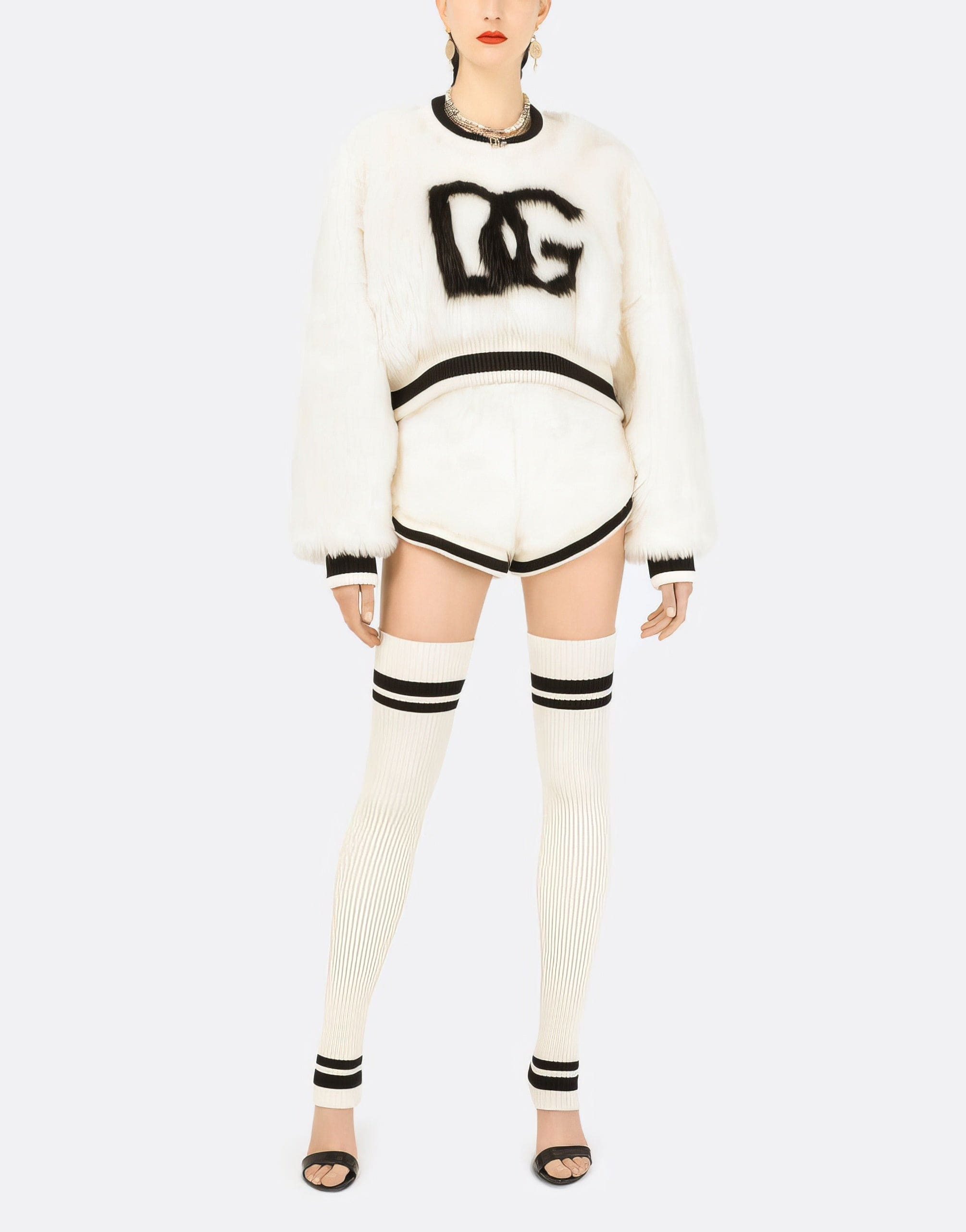 Dolce & Gabbana Faux Fur Shorts