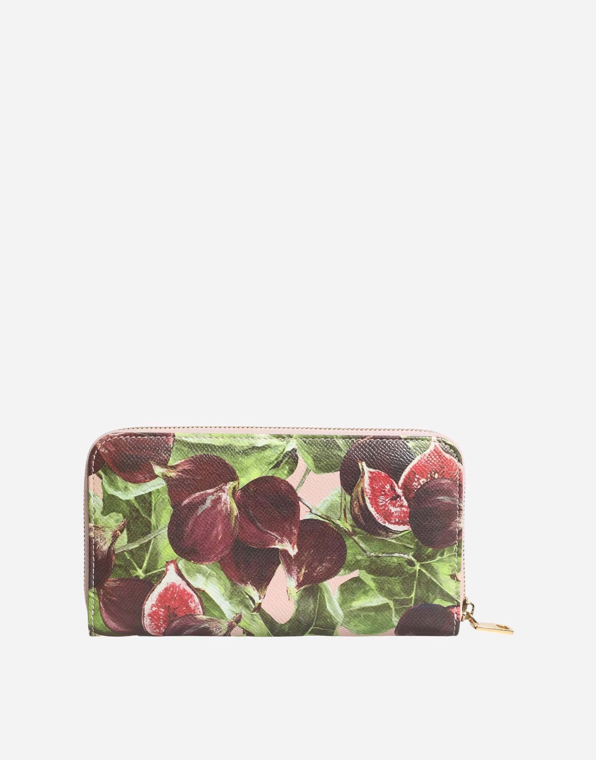 Dolce & Gabbana Fig-Print Continental Wallet