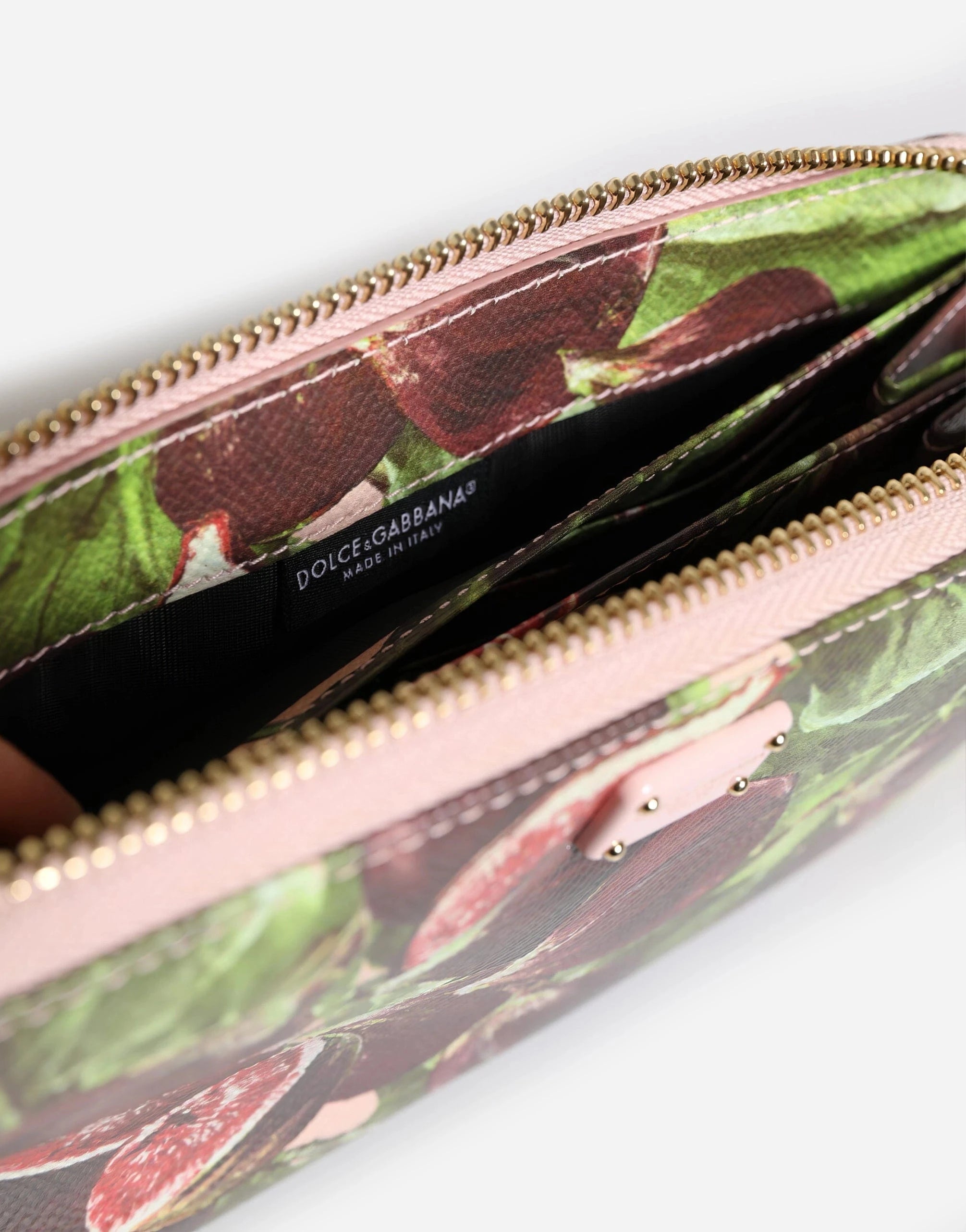 Dolce & Gabbana Fig-Print Continental Wallet