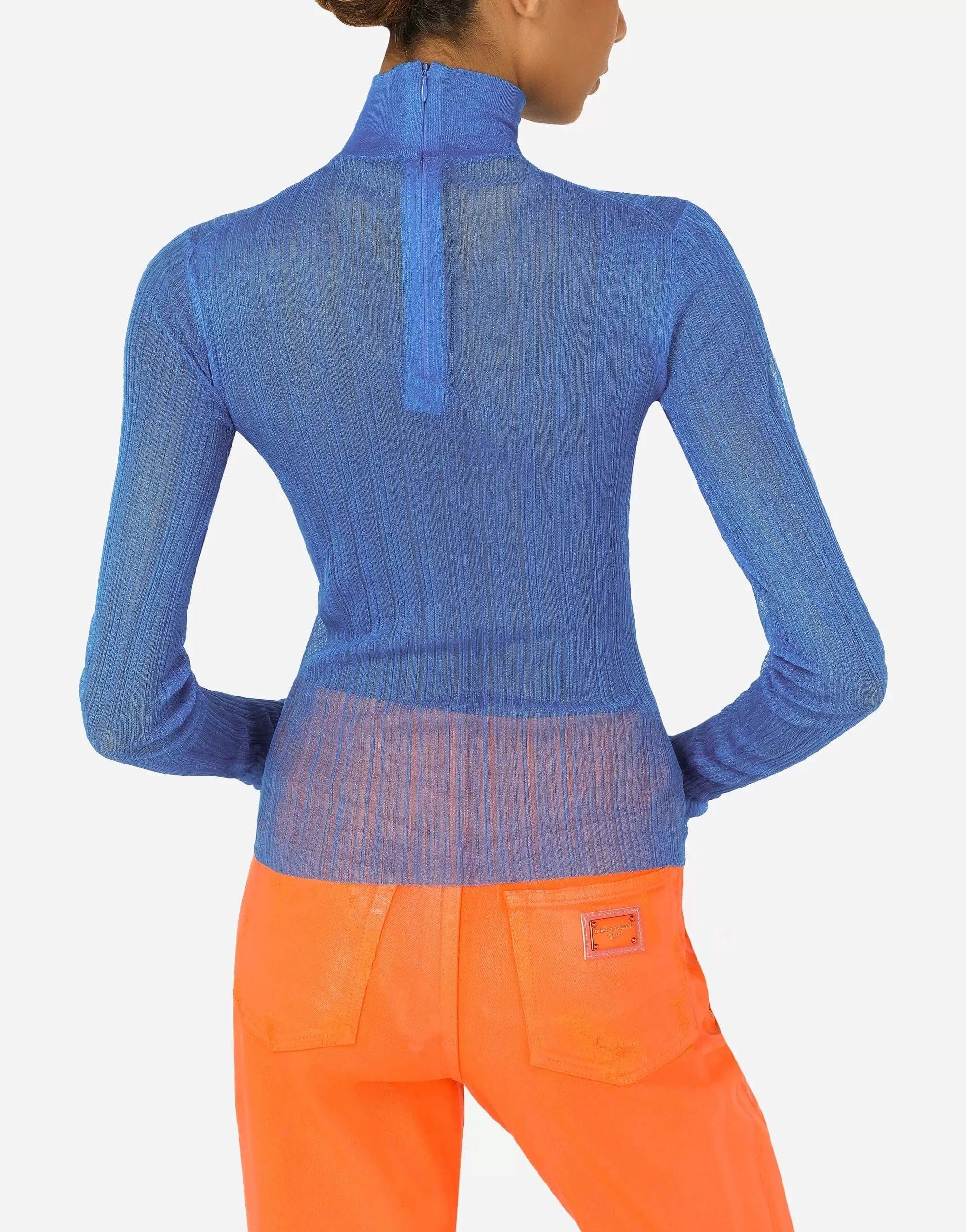 Dolce & Gabbana Fine-Rib Turtle-Neck Sweater